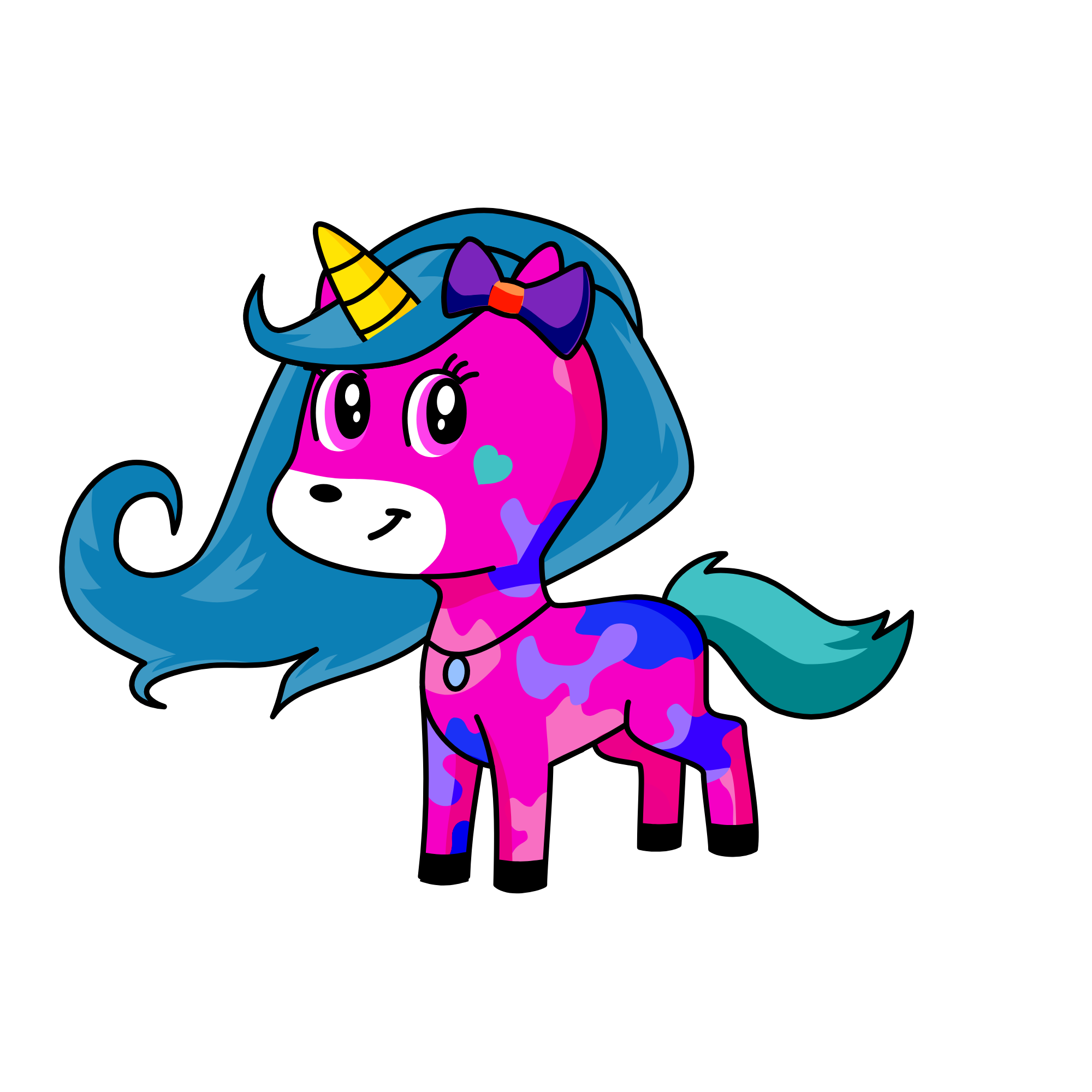 QUEEN MYA, the unicorn