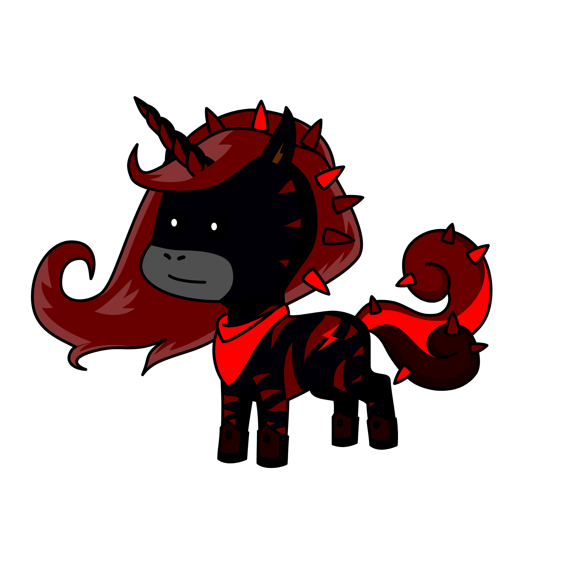 Red, the unicorn