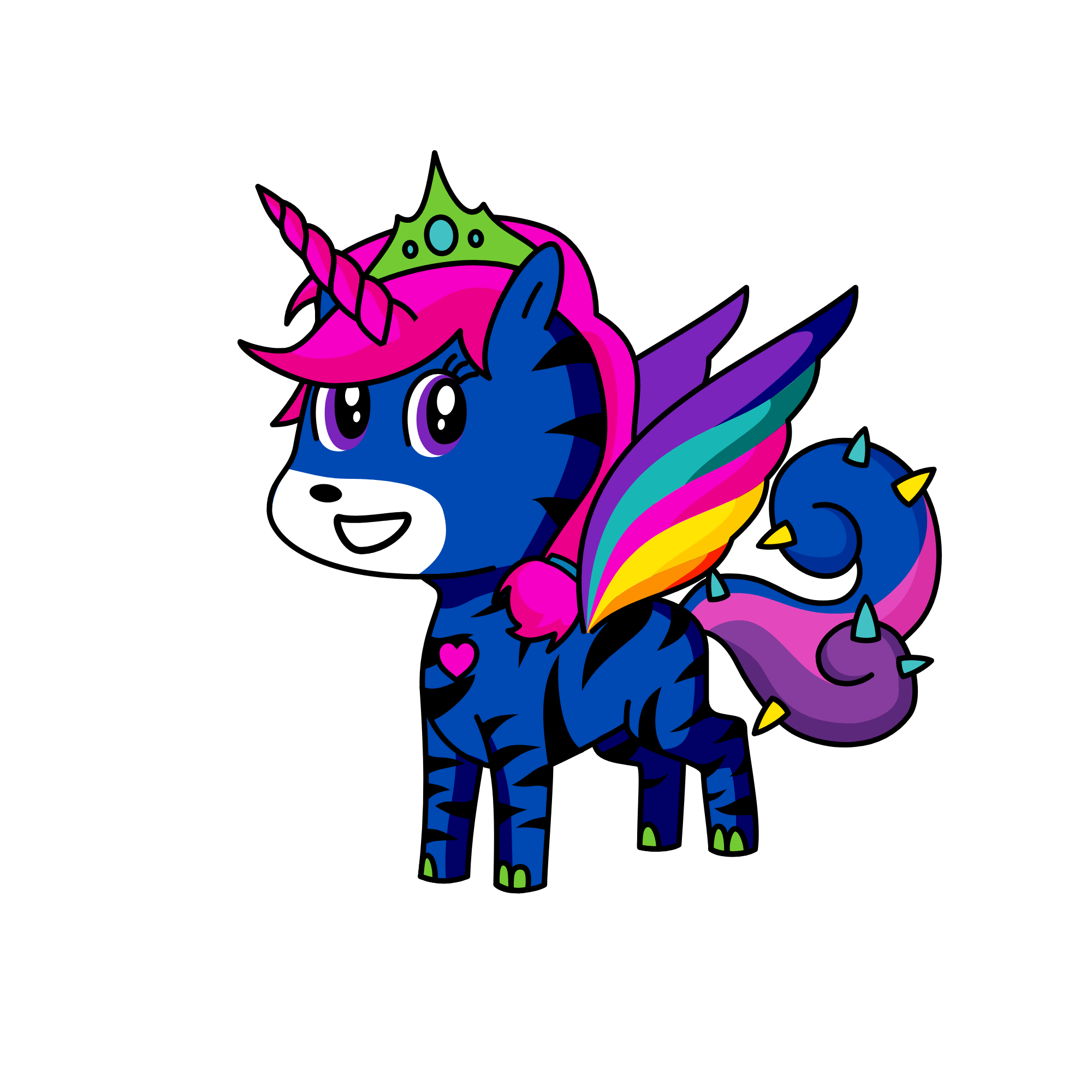 Funla, the unicorn