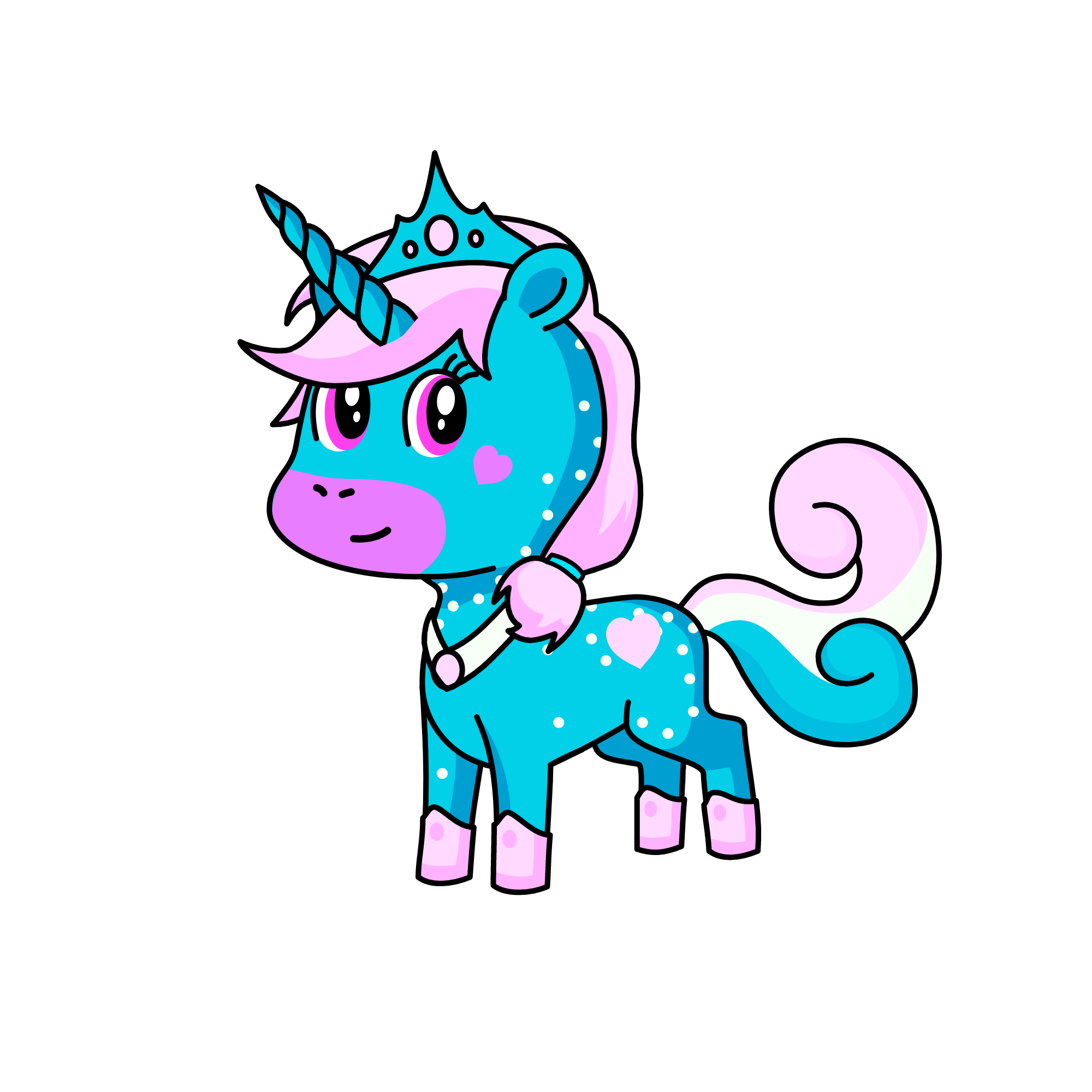 Cotton candy queen , the unicorn