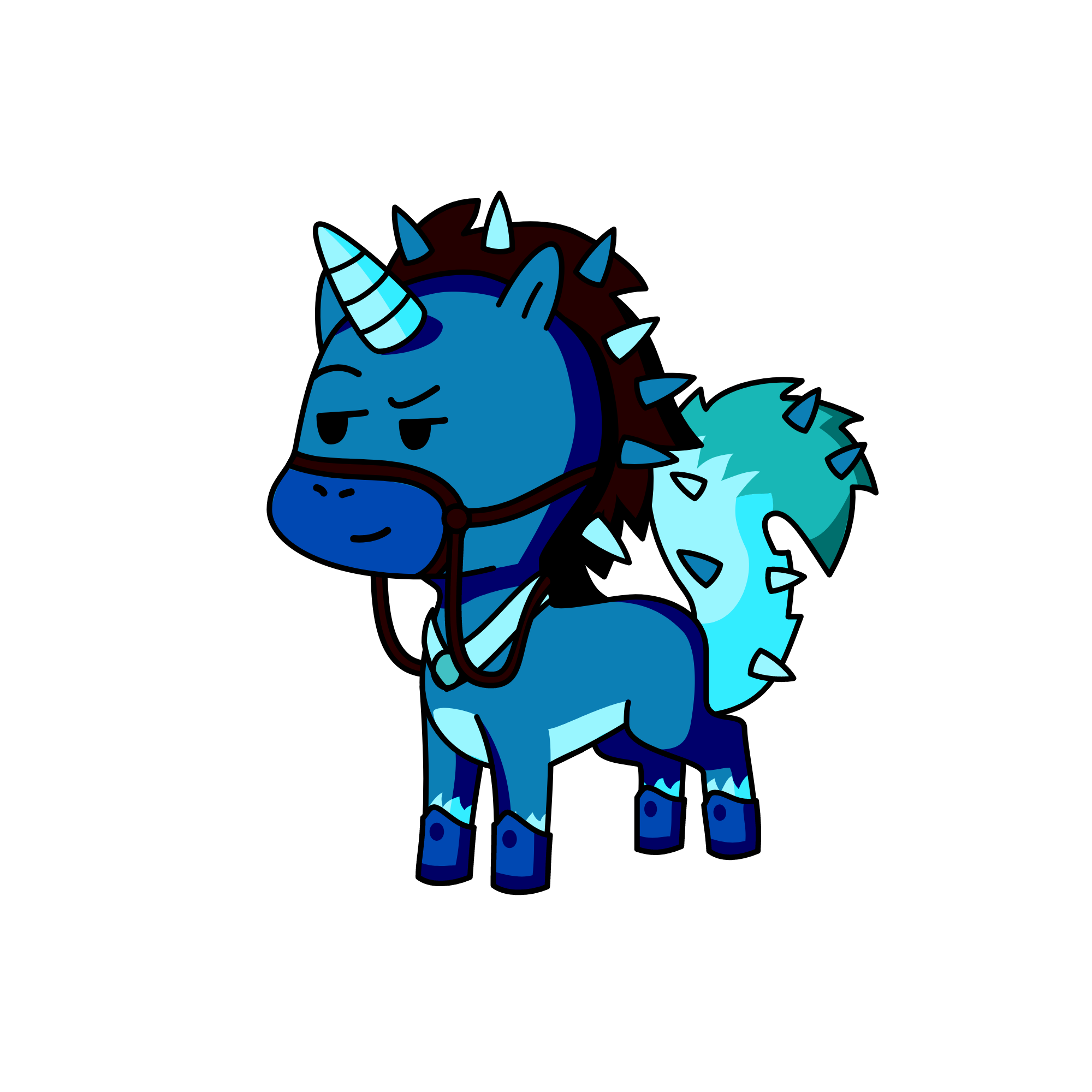 the frosen unicor, the unicorn