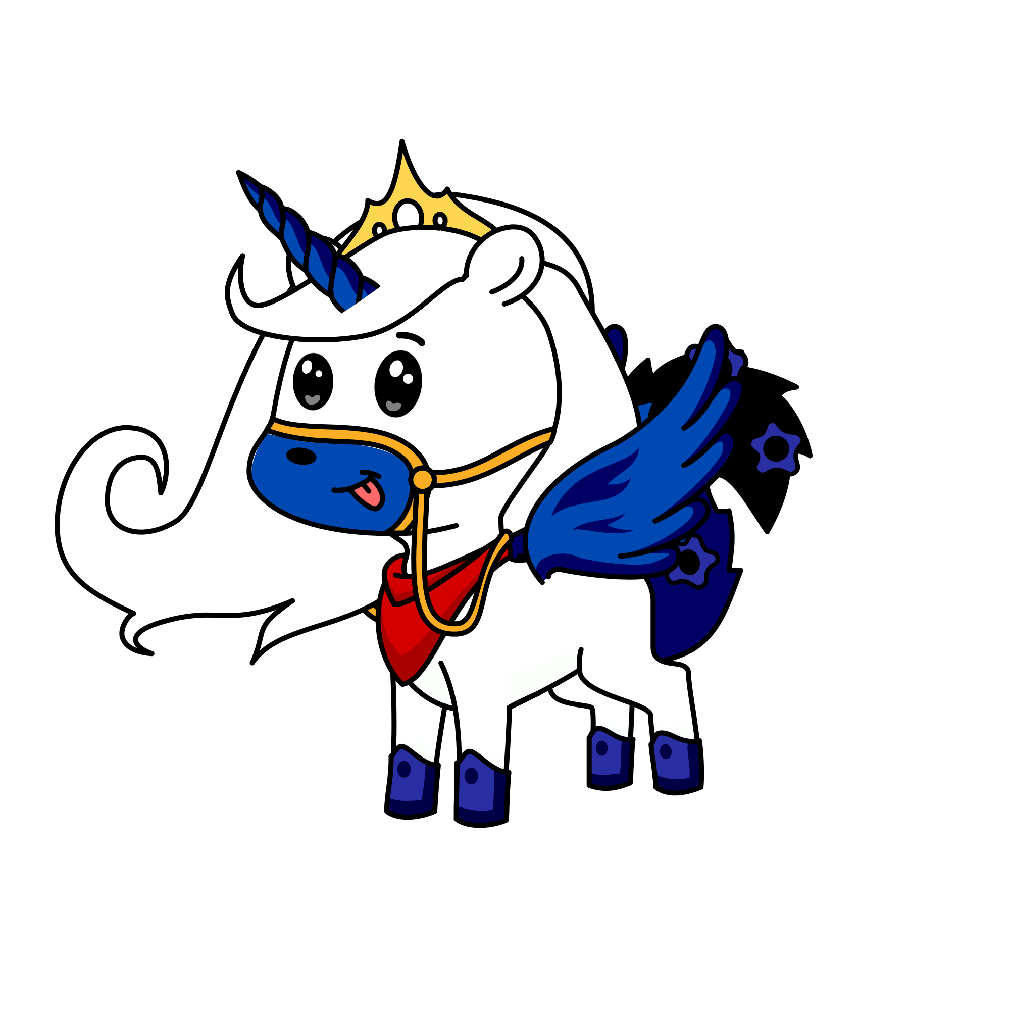 moonlight, the unicorn