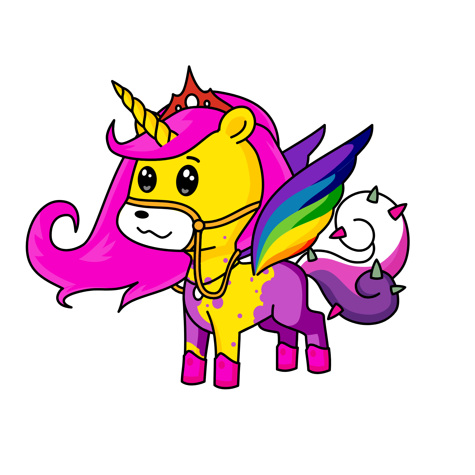 cute, the unicorn