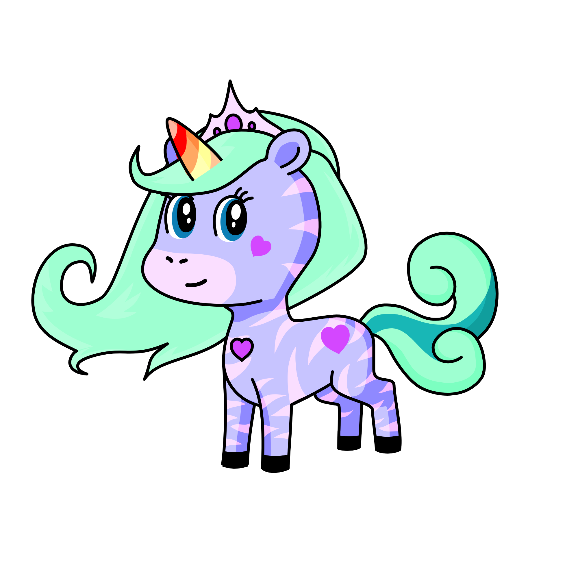 Princess Coraline, the unicorn