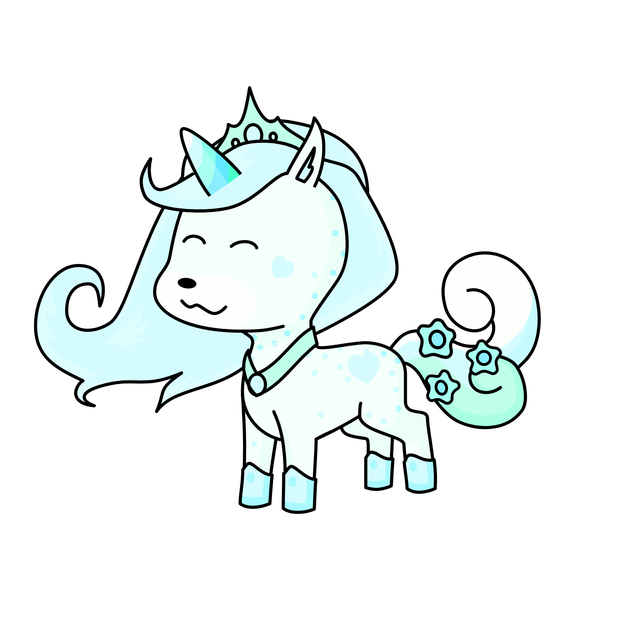 Princes of ice, the unicorn