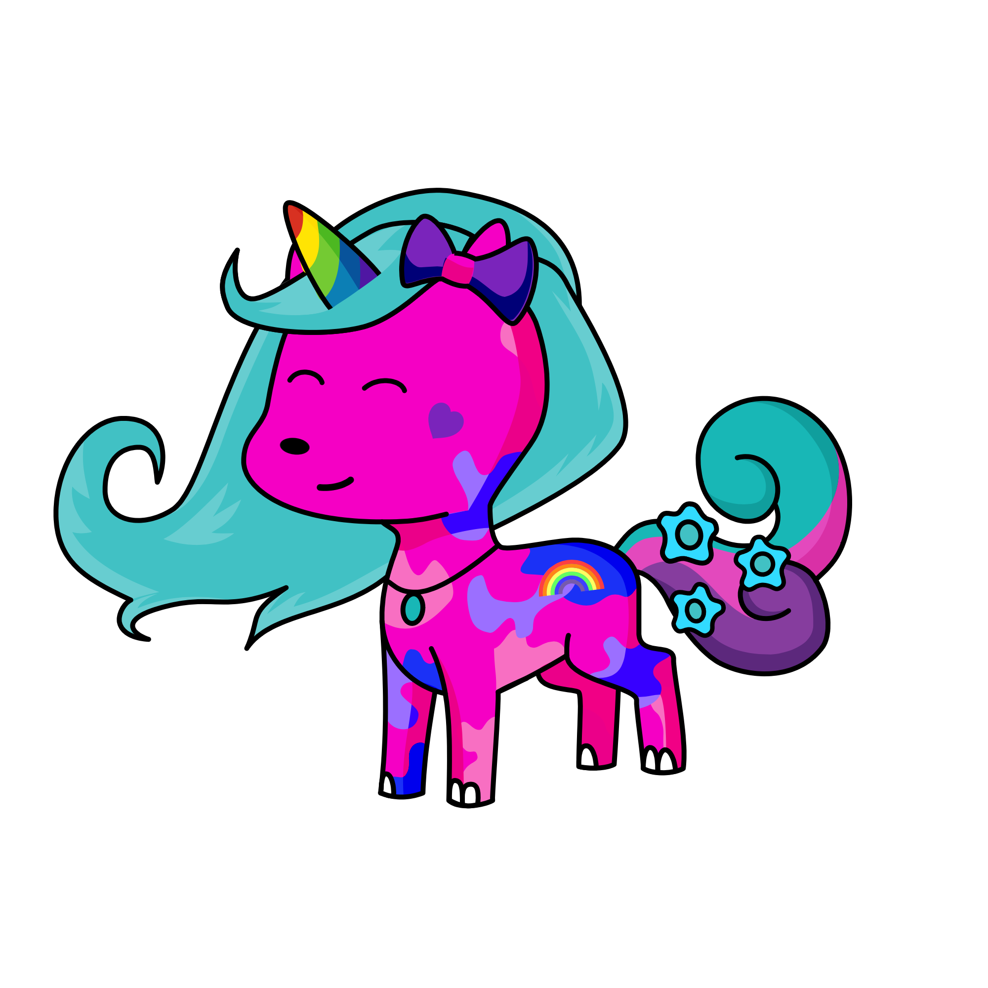 Matilda the princess of the pretty animals , the unicorn