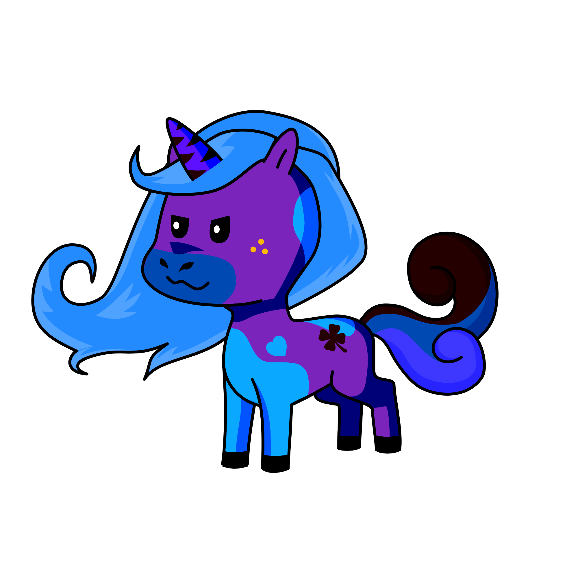 Midnight, the unicorn