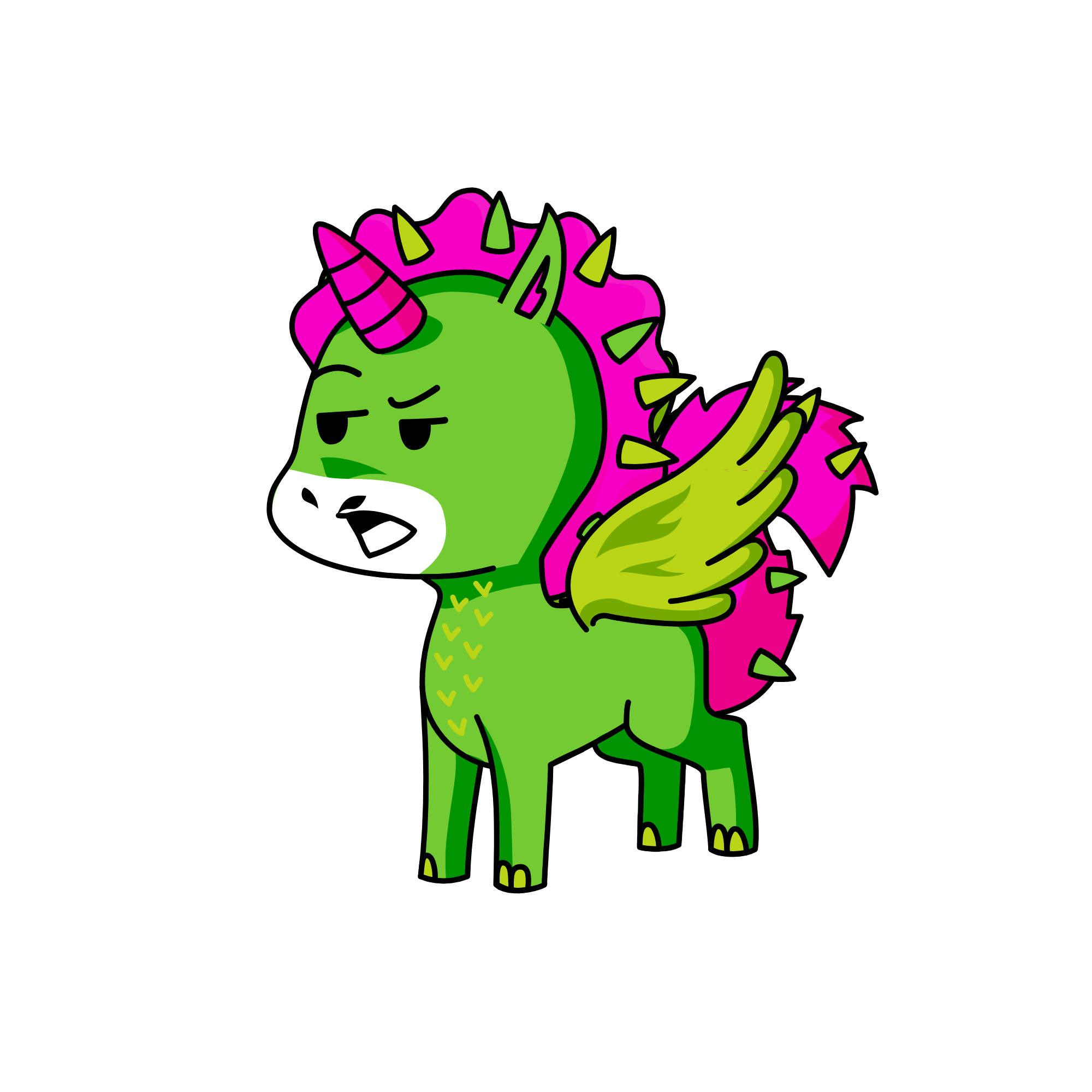 Spiker Uggggg, the unicorn