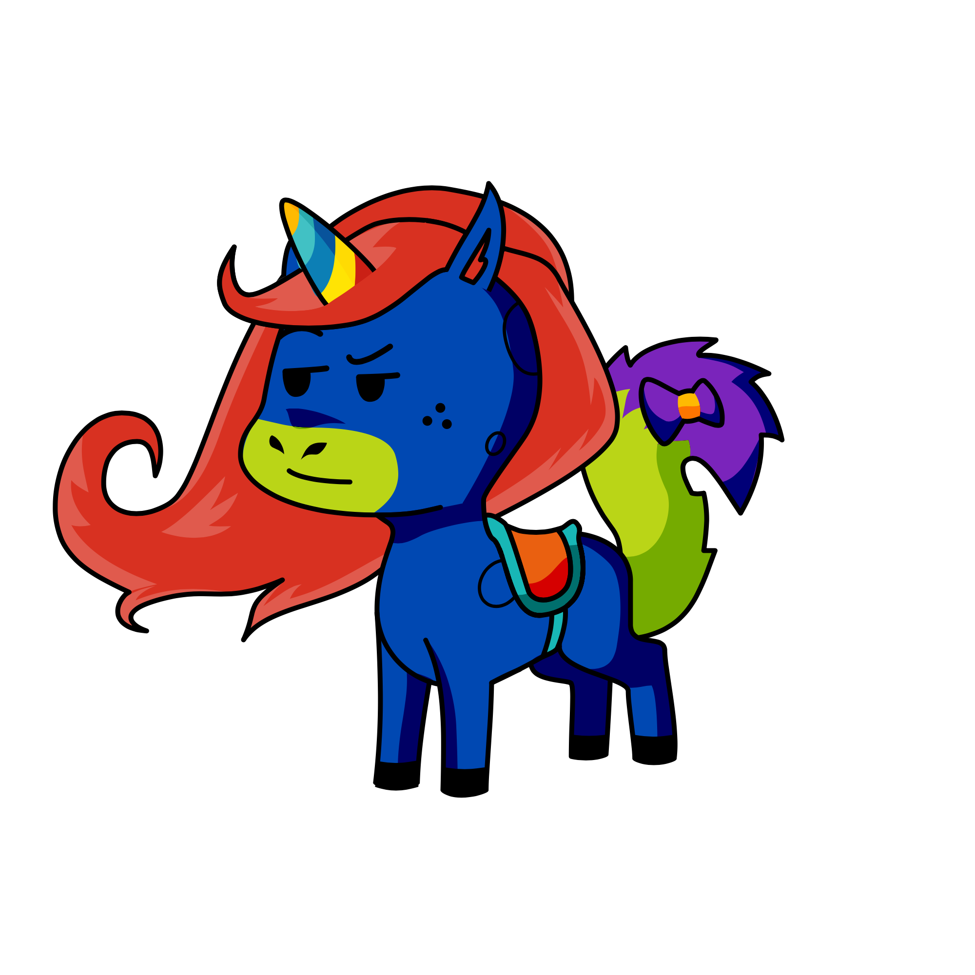 hate me poop, the unicorn