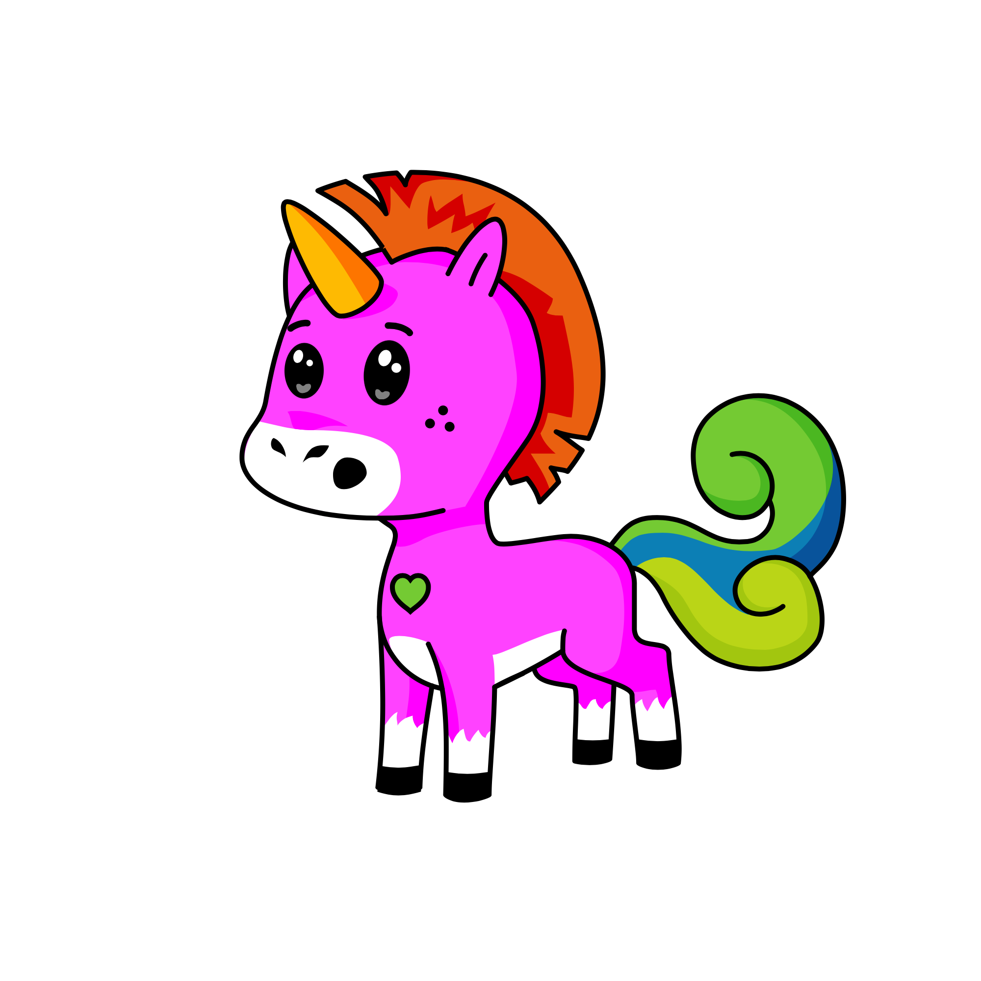 beautiful poop, the unicorn