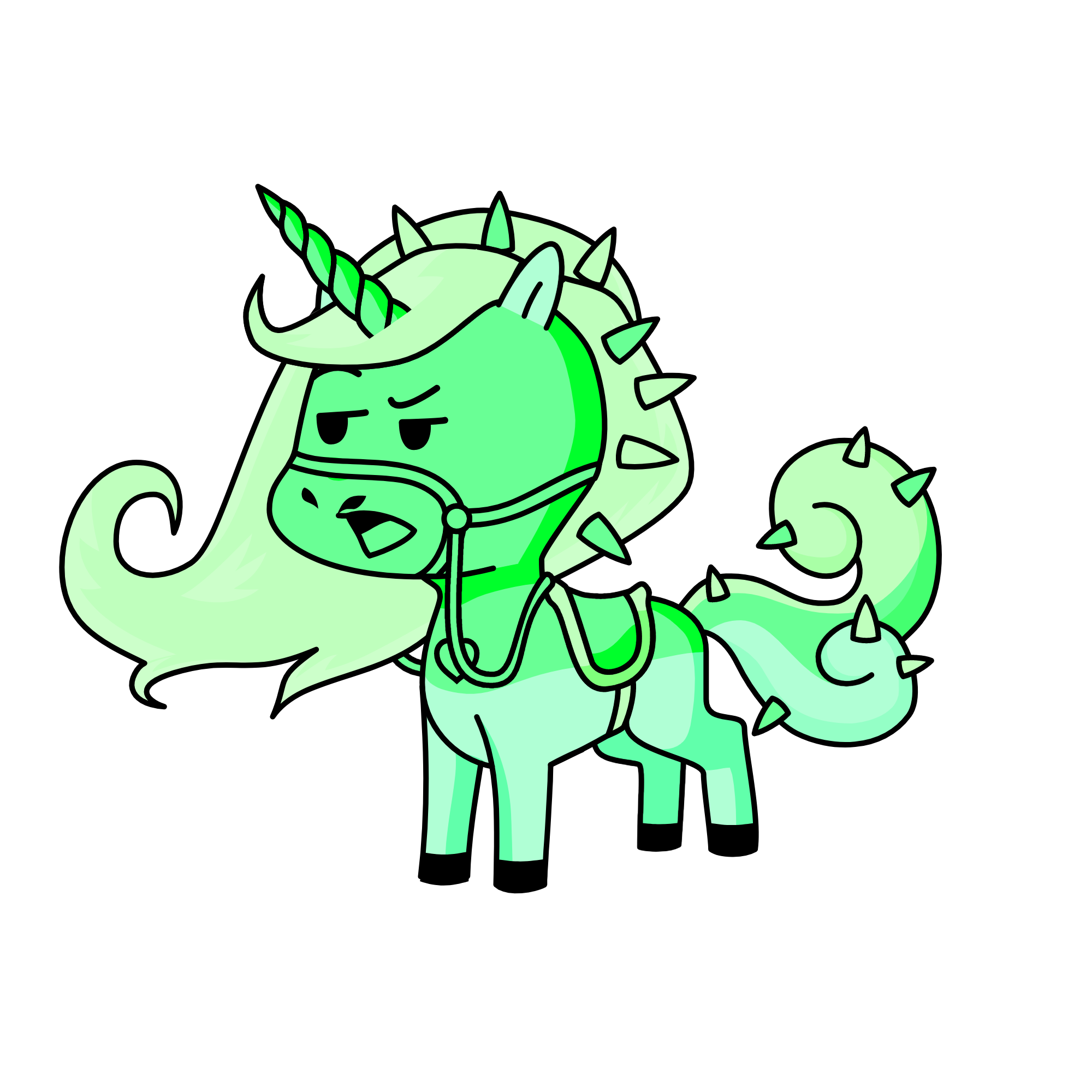 mint, the unicorn