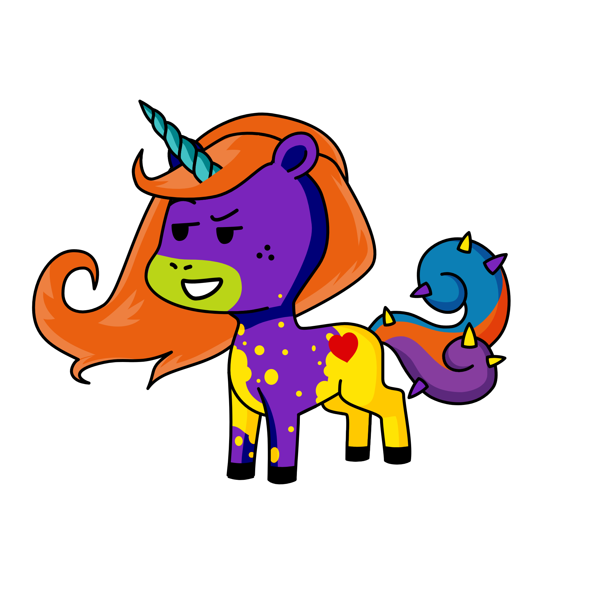 unicorngirl, the unicorn