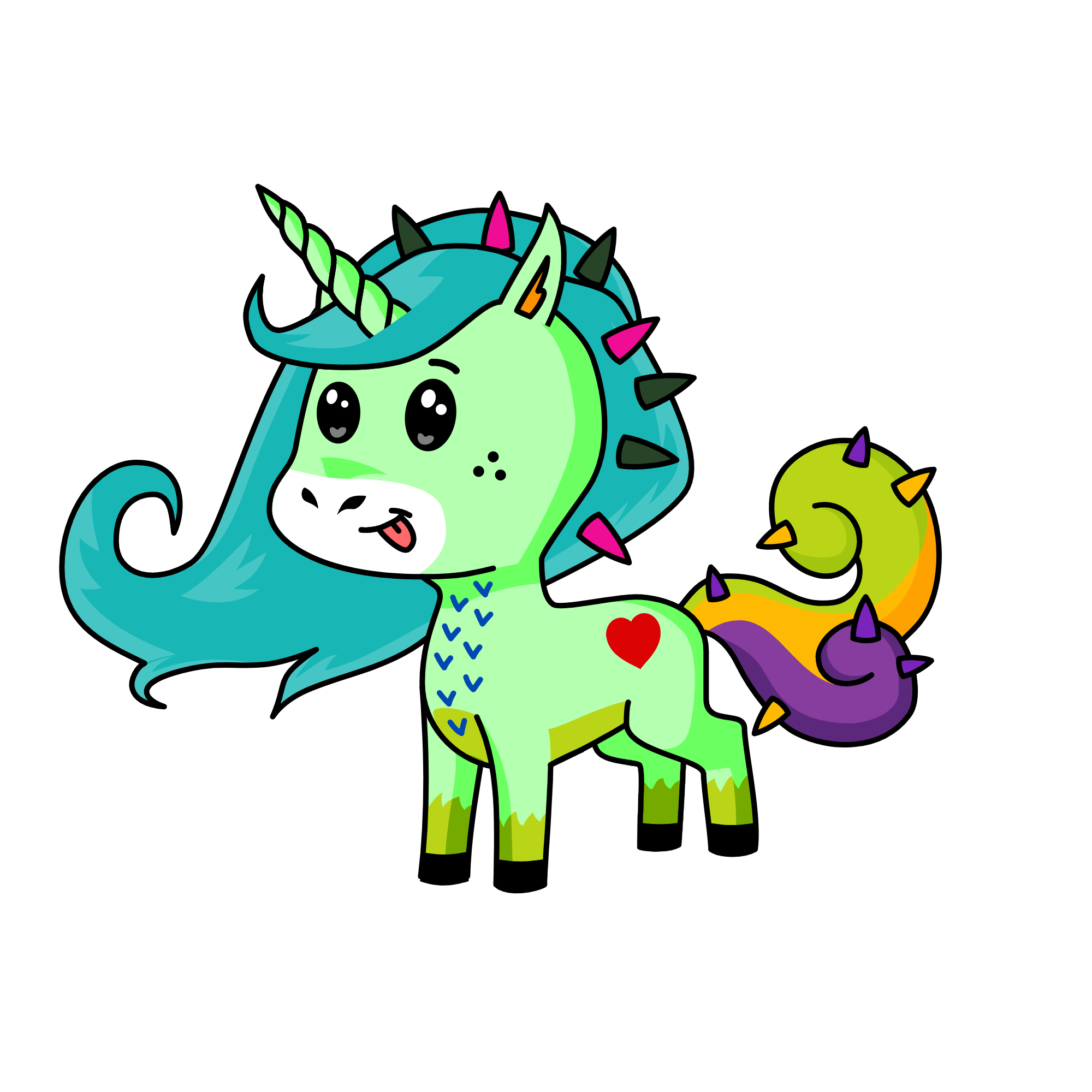 crown, the unicorn