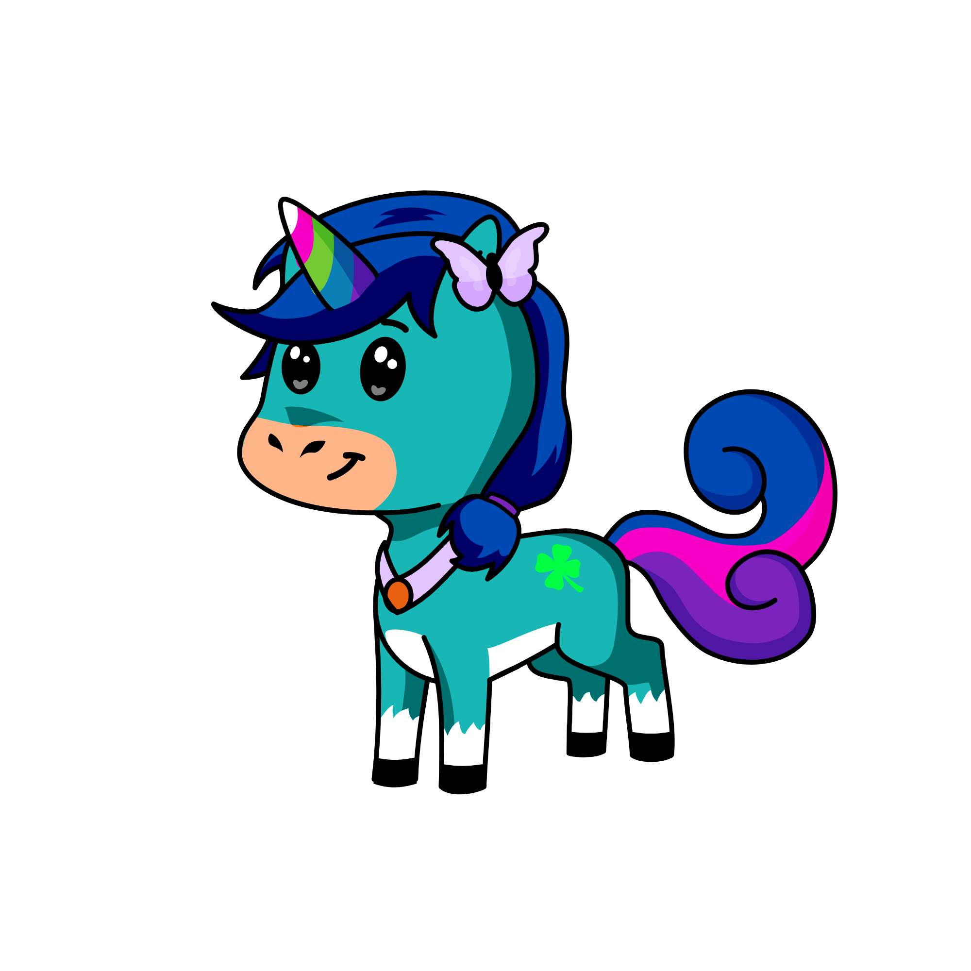Lucky, the unicorn