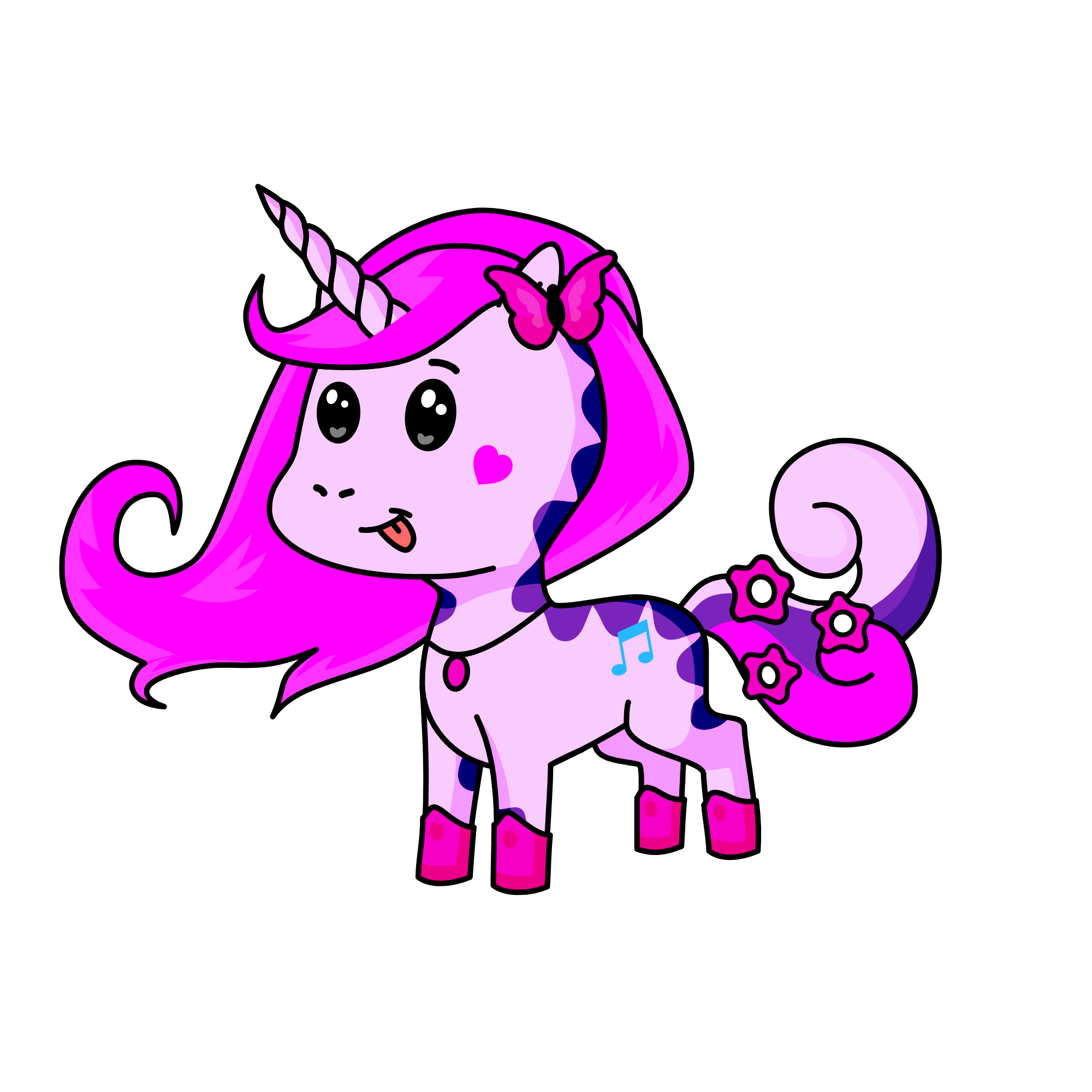Rose, the unicorn