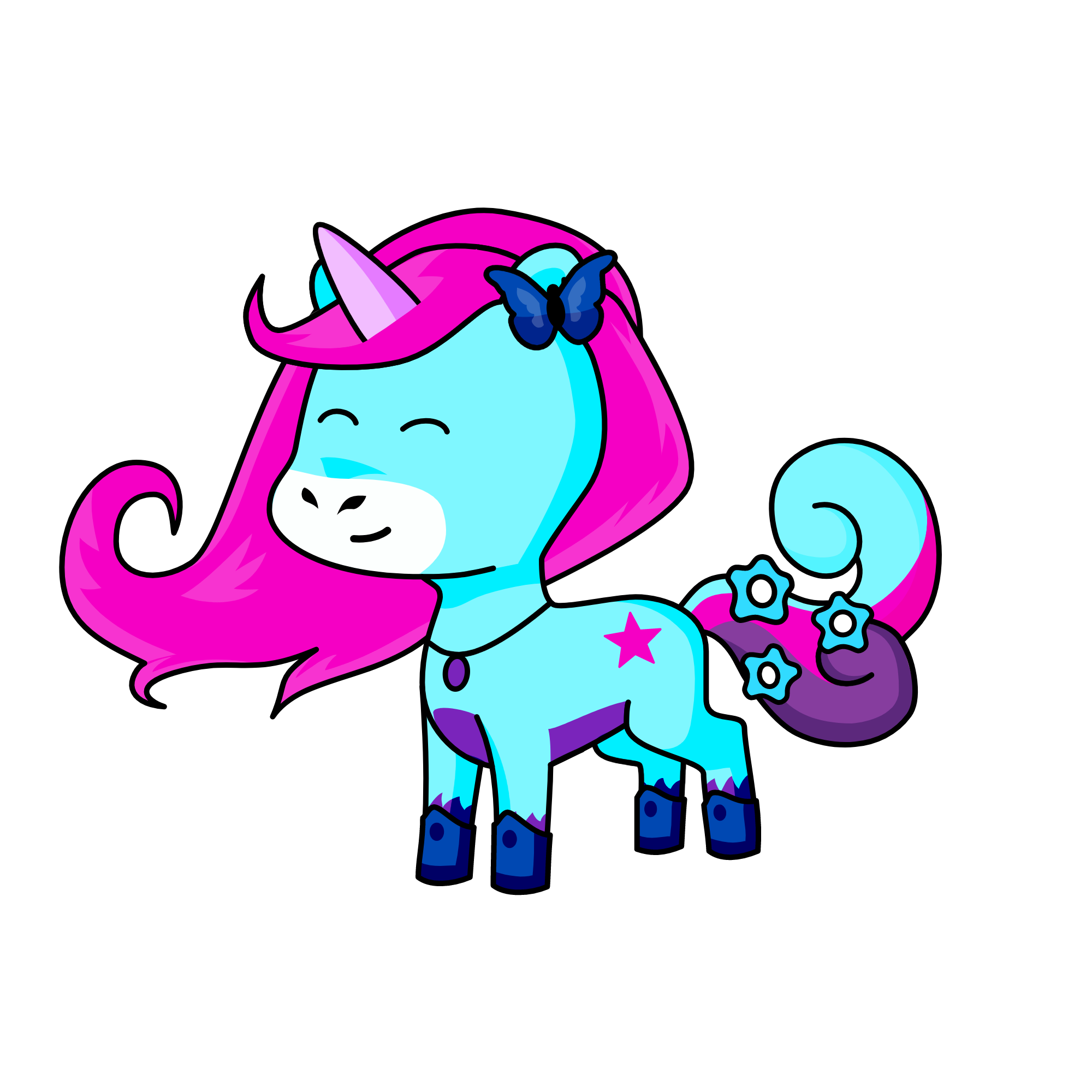 Stardust, the unicorn
