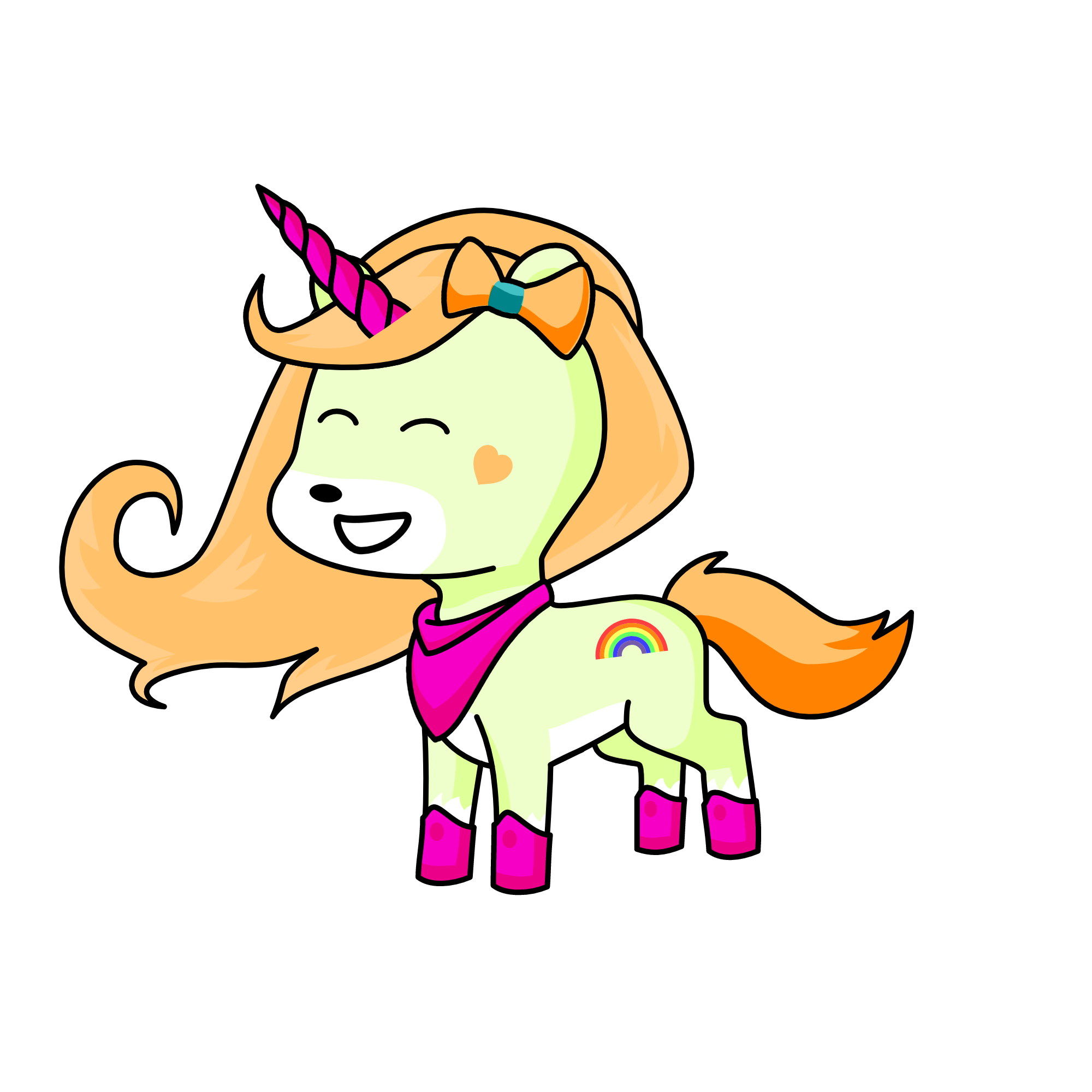 cupcake, the unicorn