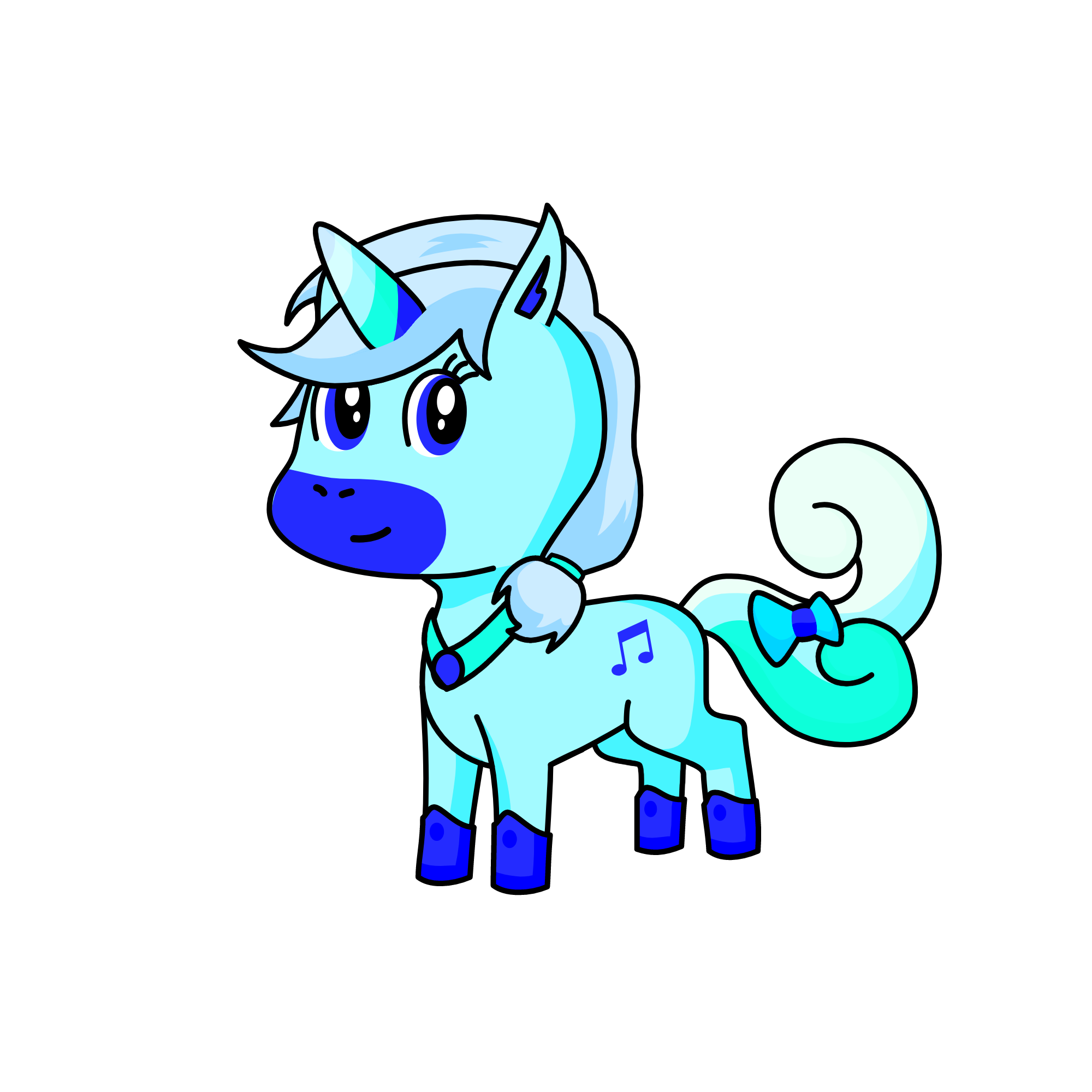 Icy, the unicorn