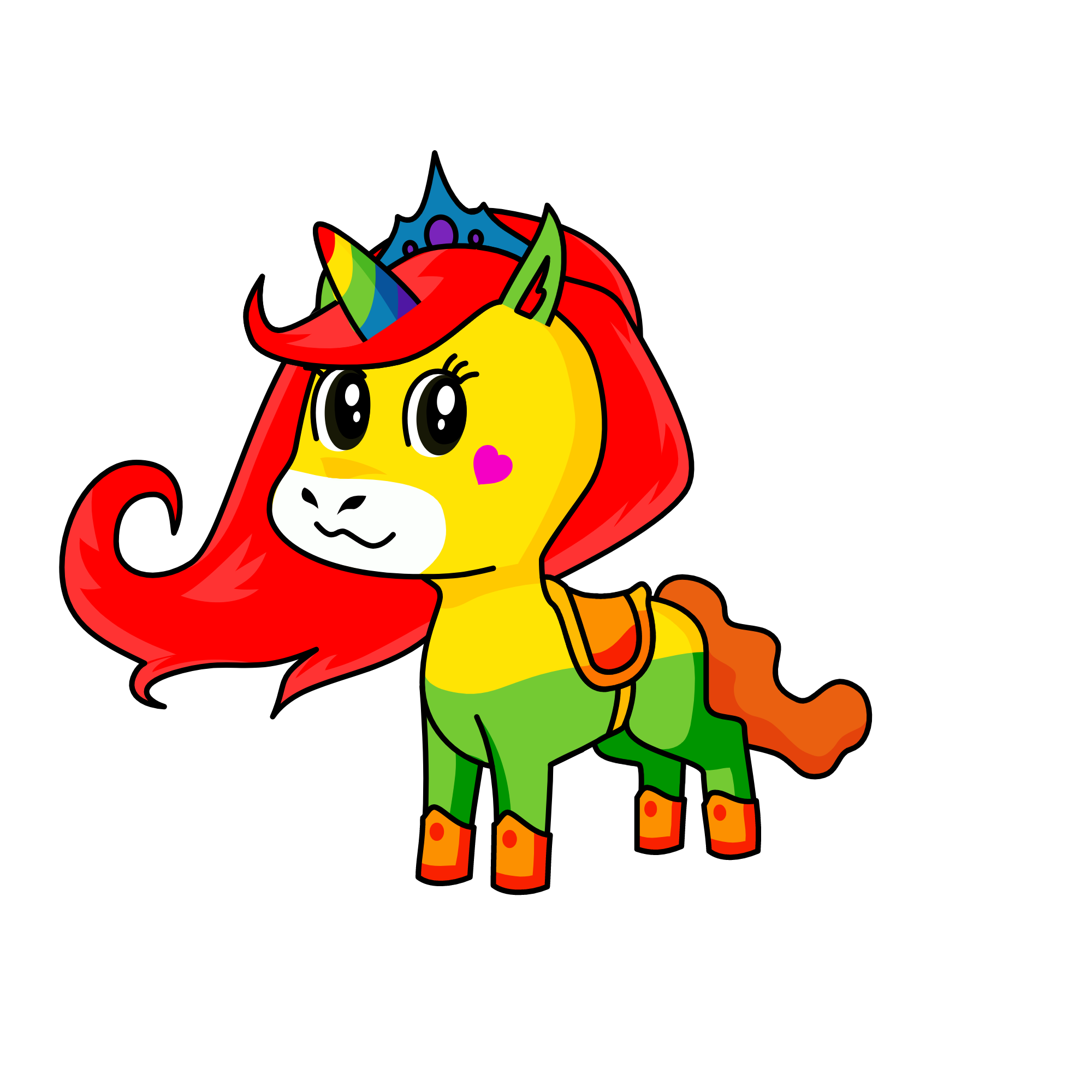 Princes of sugar, the unicorn