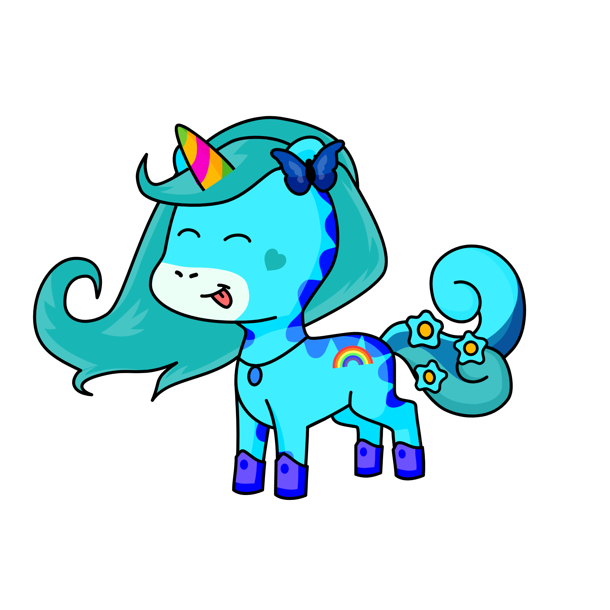 Aqua, the unicorn