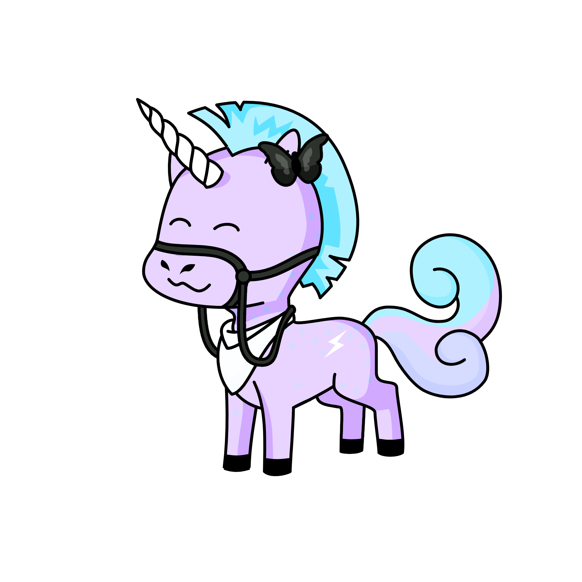 Cotton Candy Baby, the unicorn