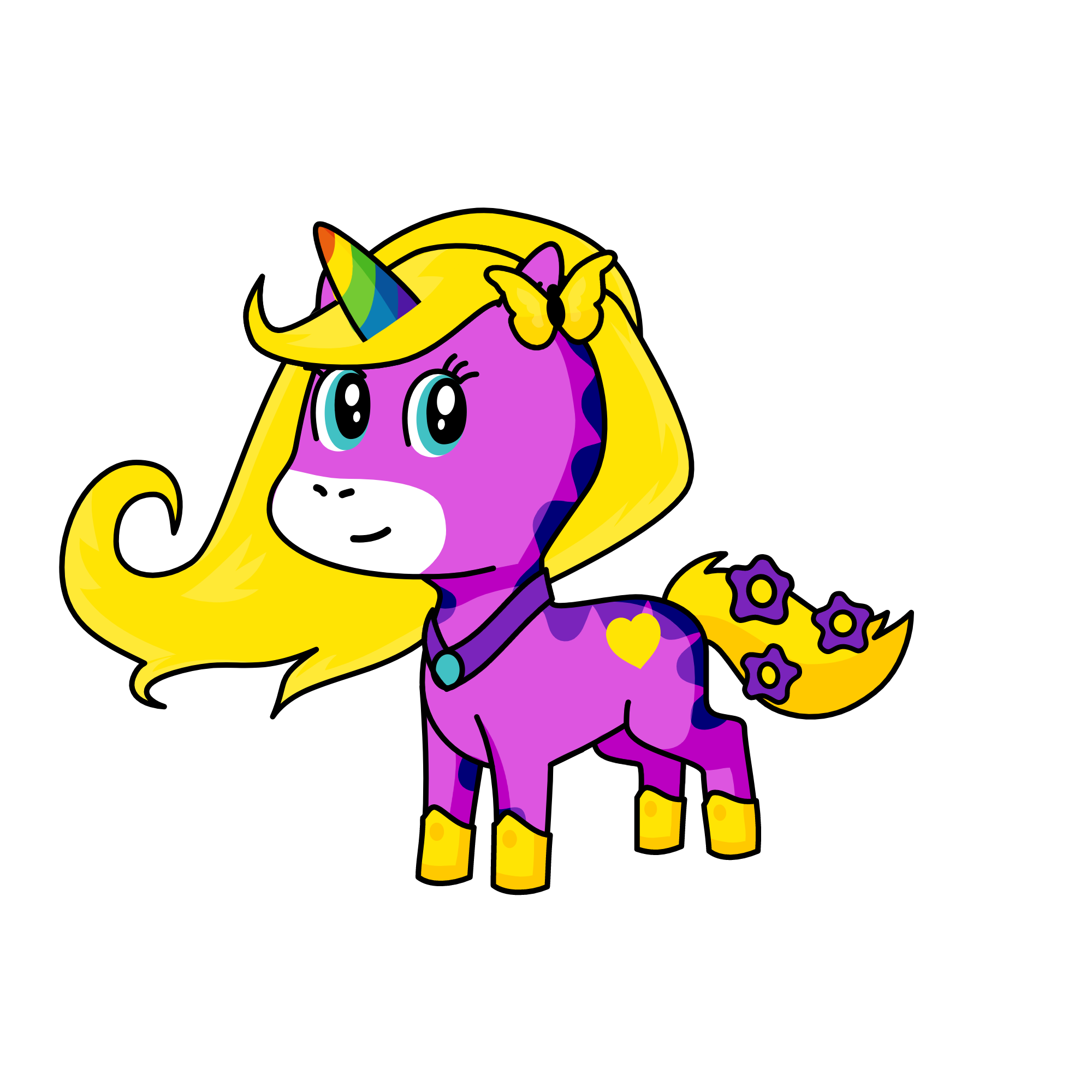 Saina, the unicorn
