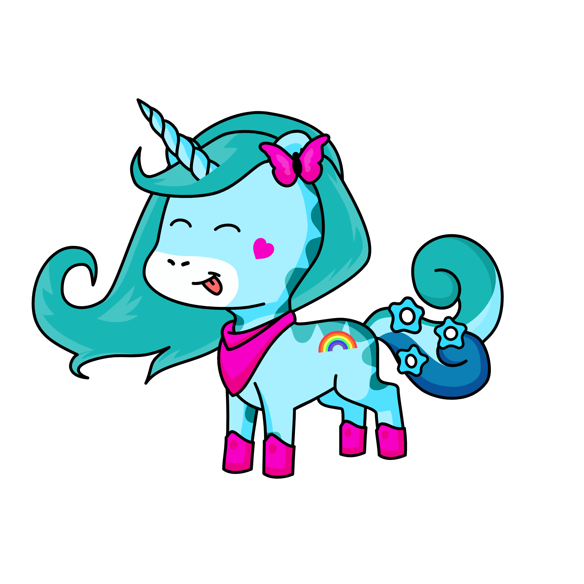 Winter, the unicorn