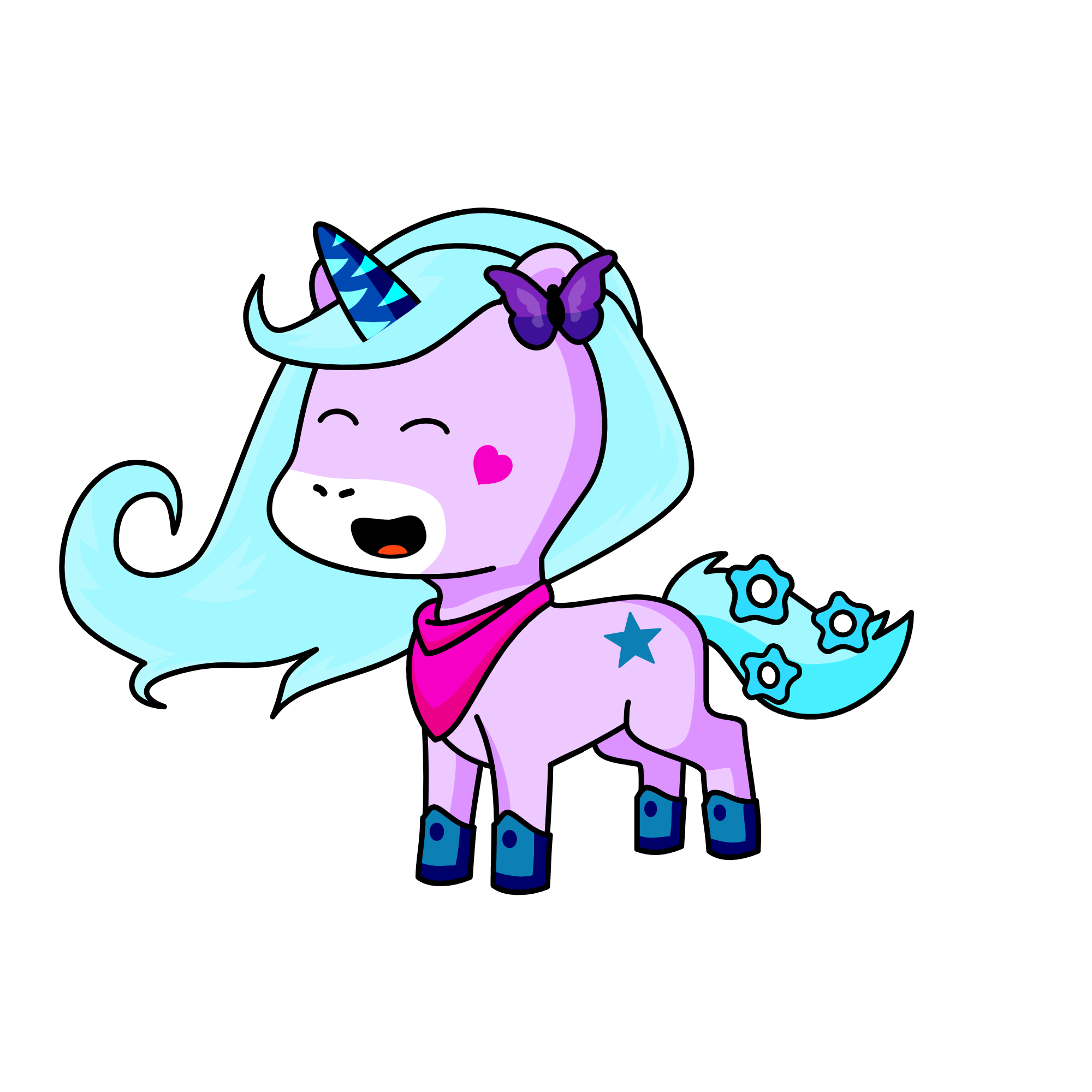 winter, the unicorn