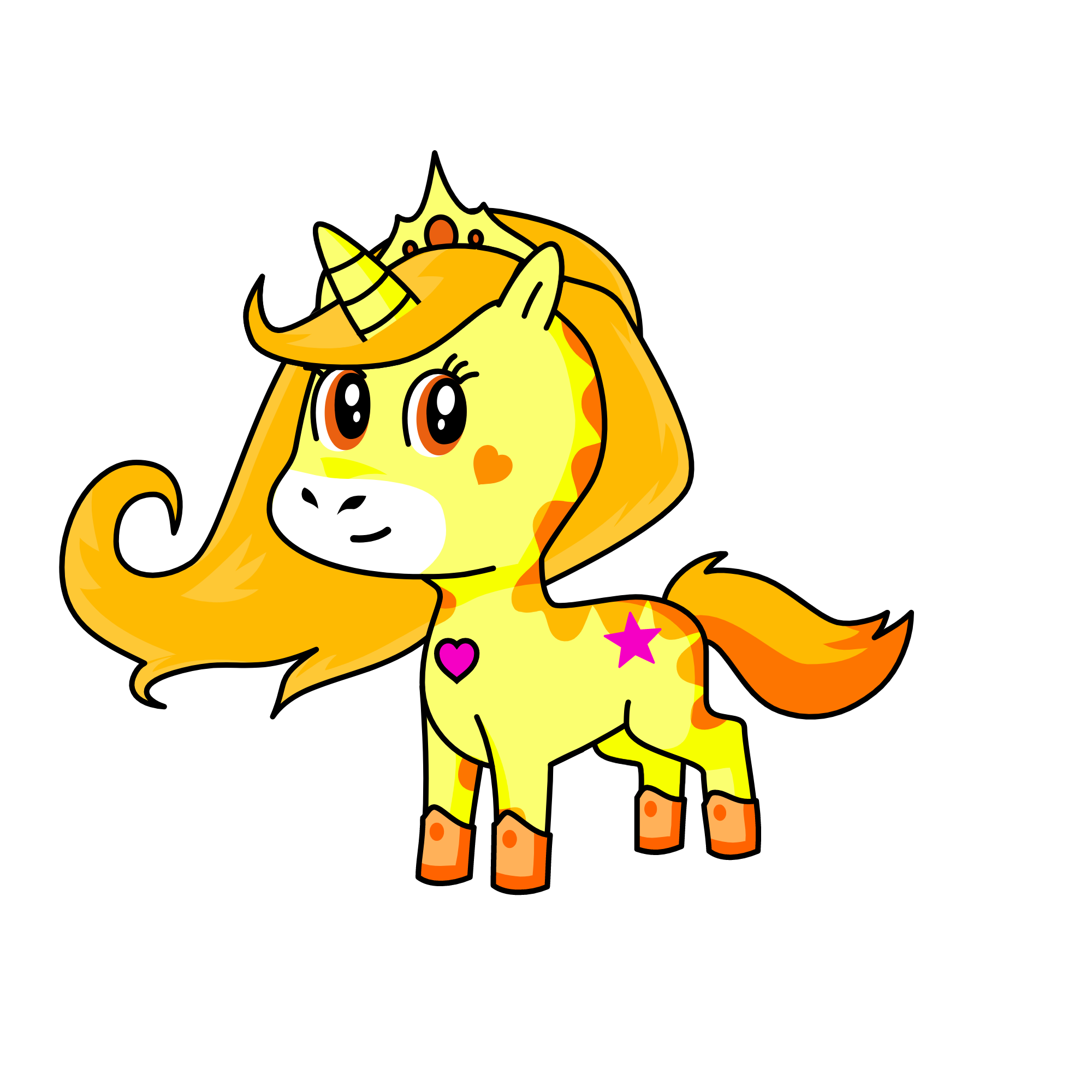 Solar Flare, the unicorn