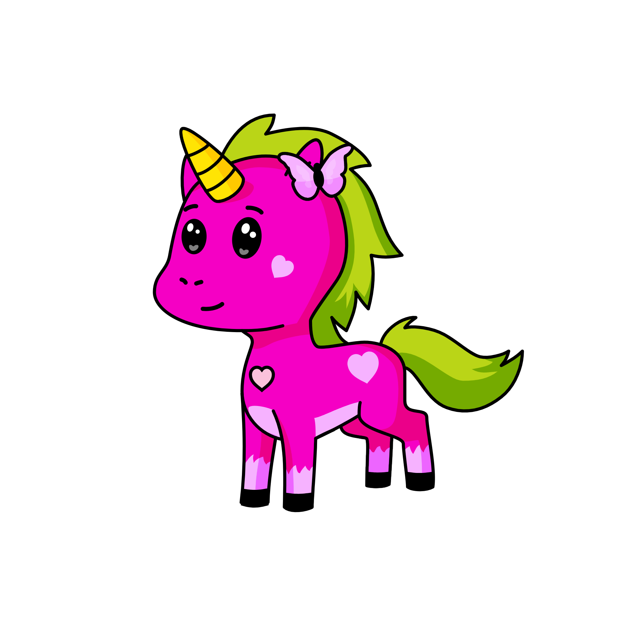 Valentine, the unicorn