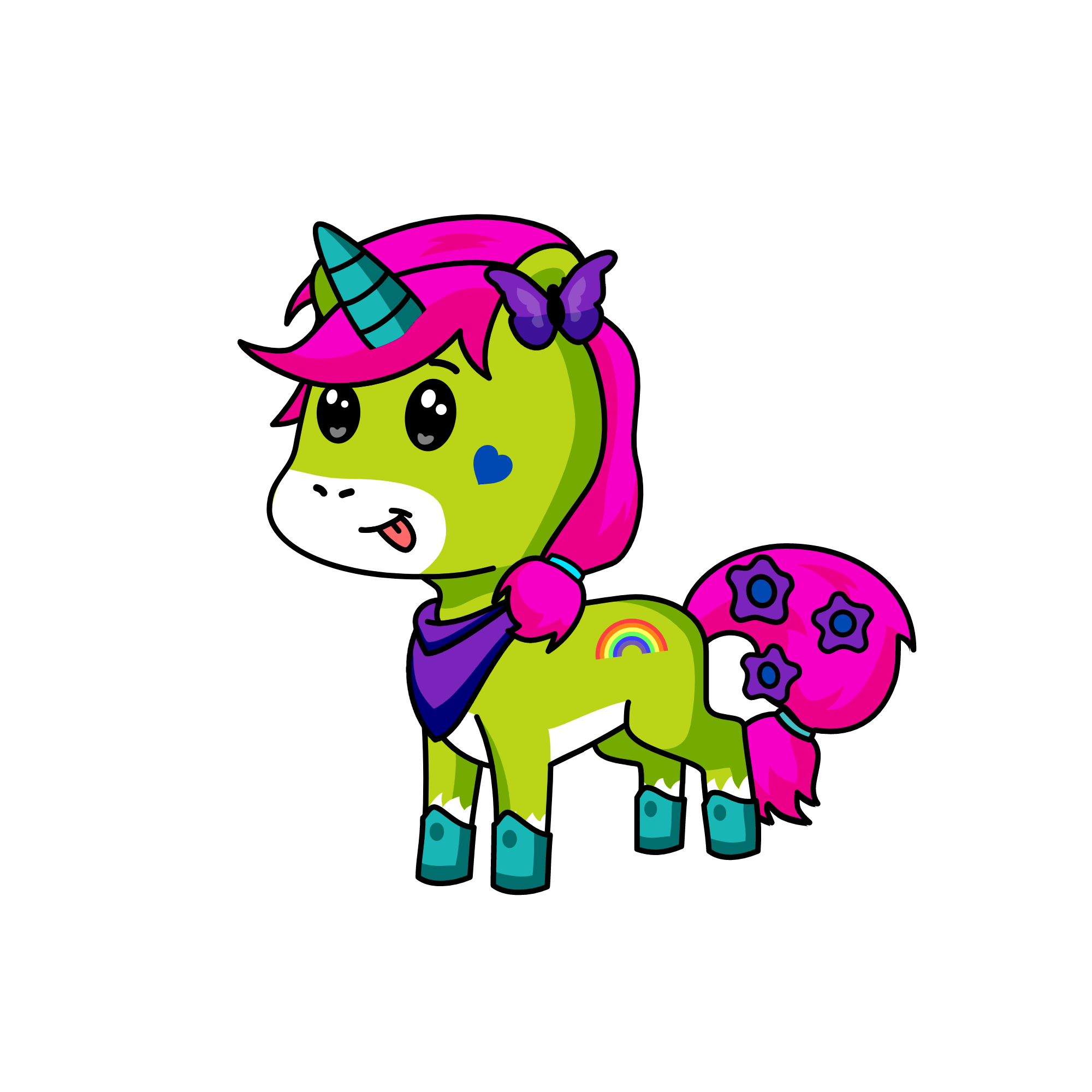 Flower, the unicorn