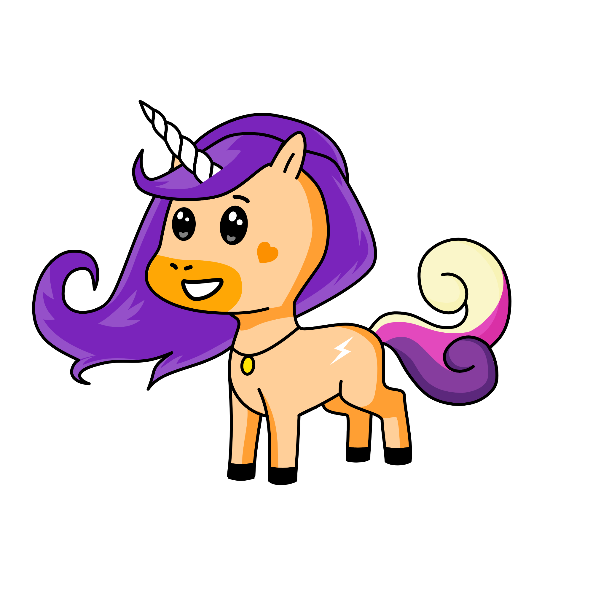 Midnight Comet, the unicorn
