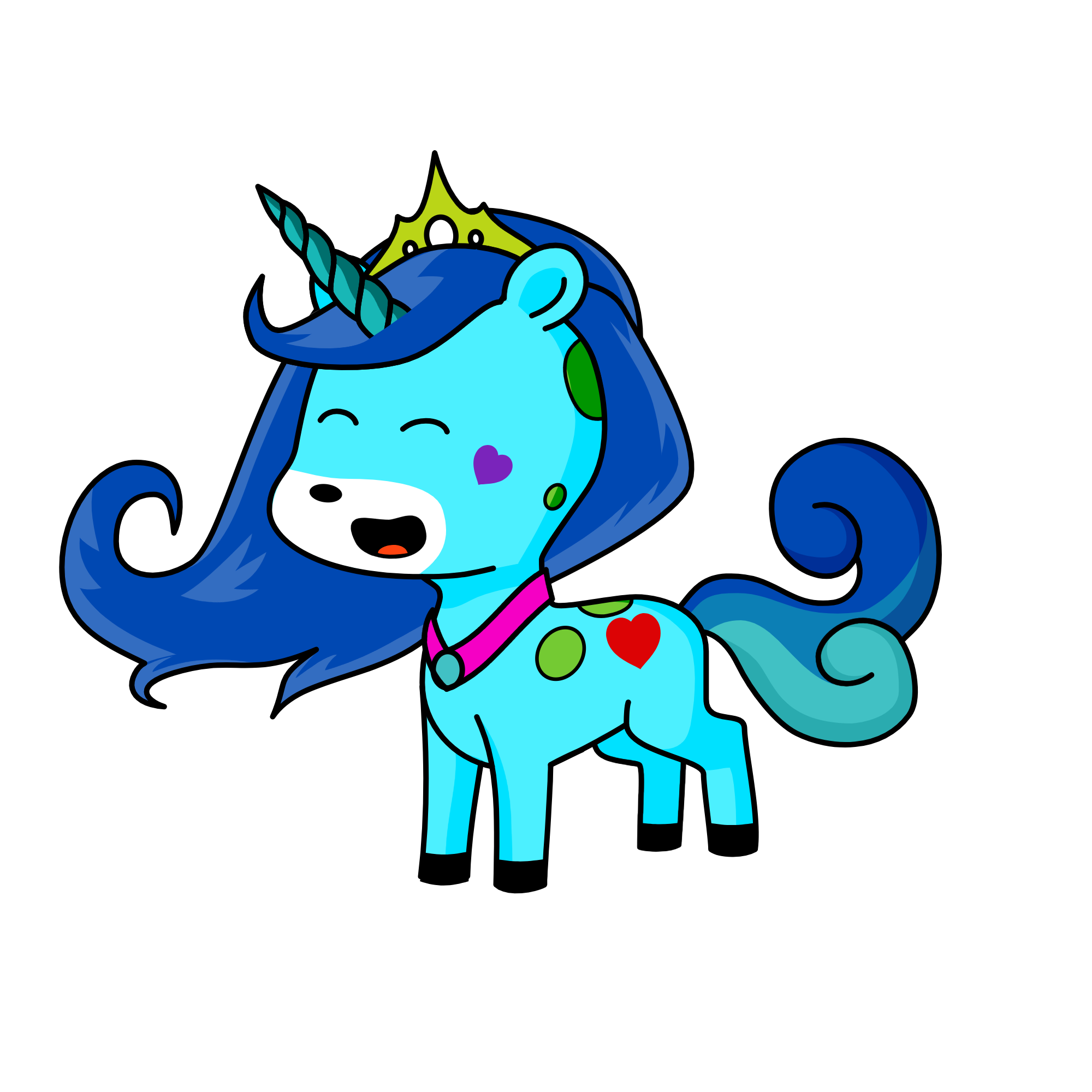 Saphire, the unicorn