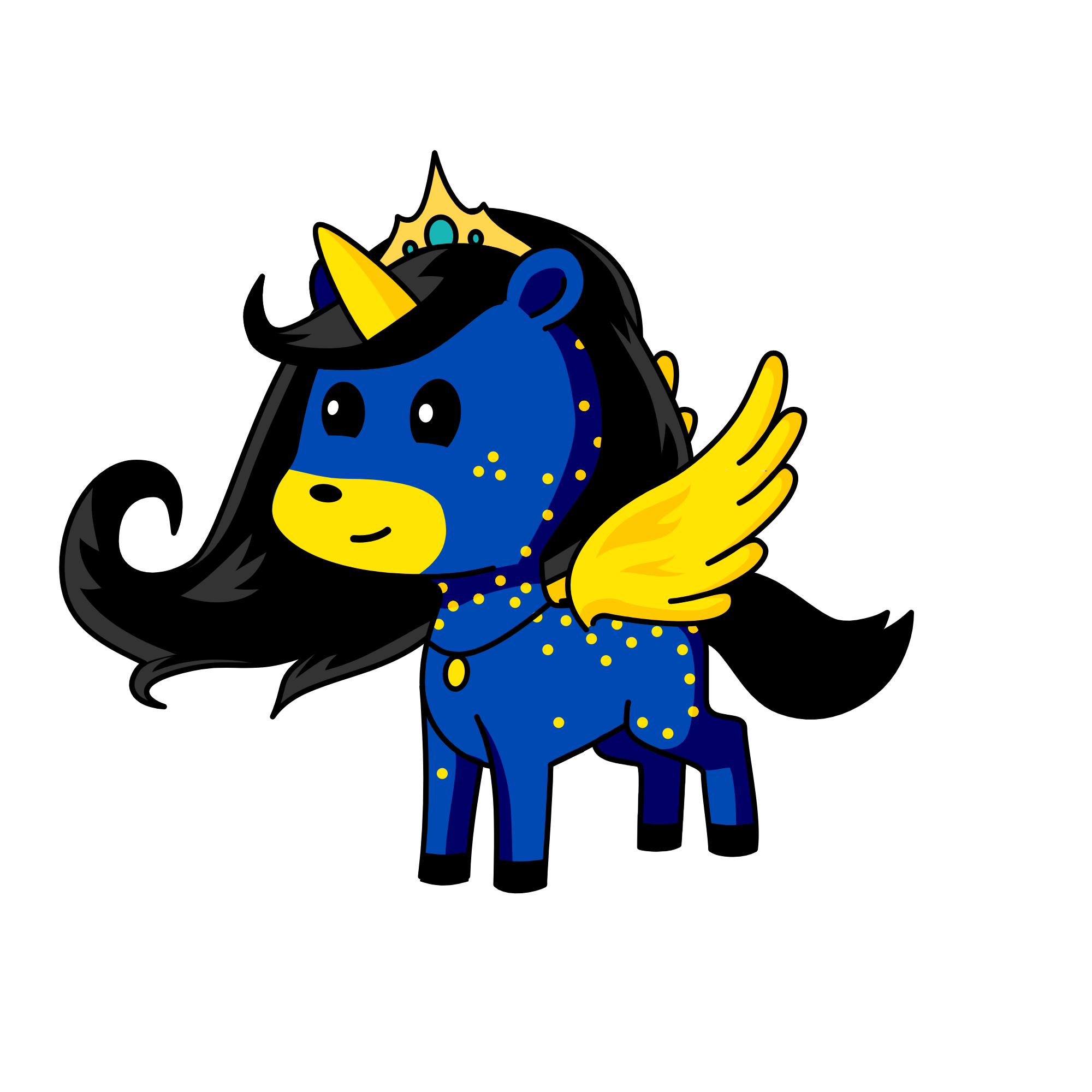 Midnight, the unicorn