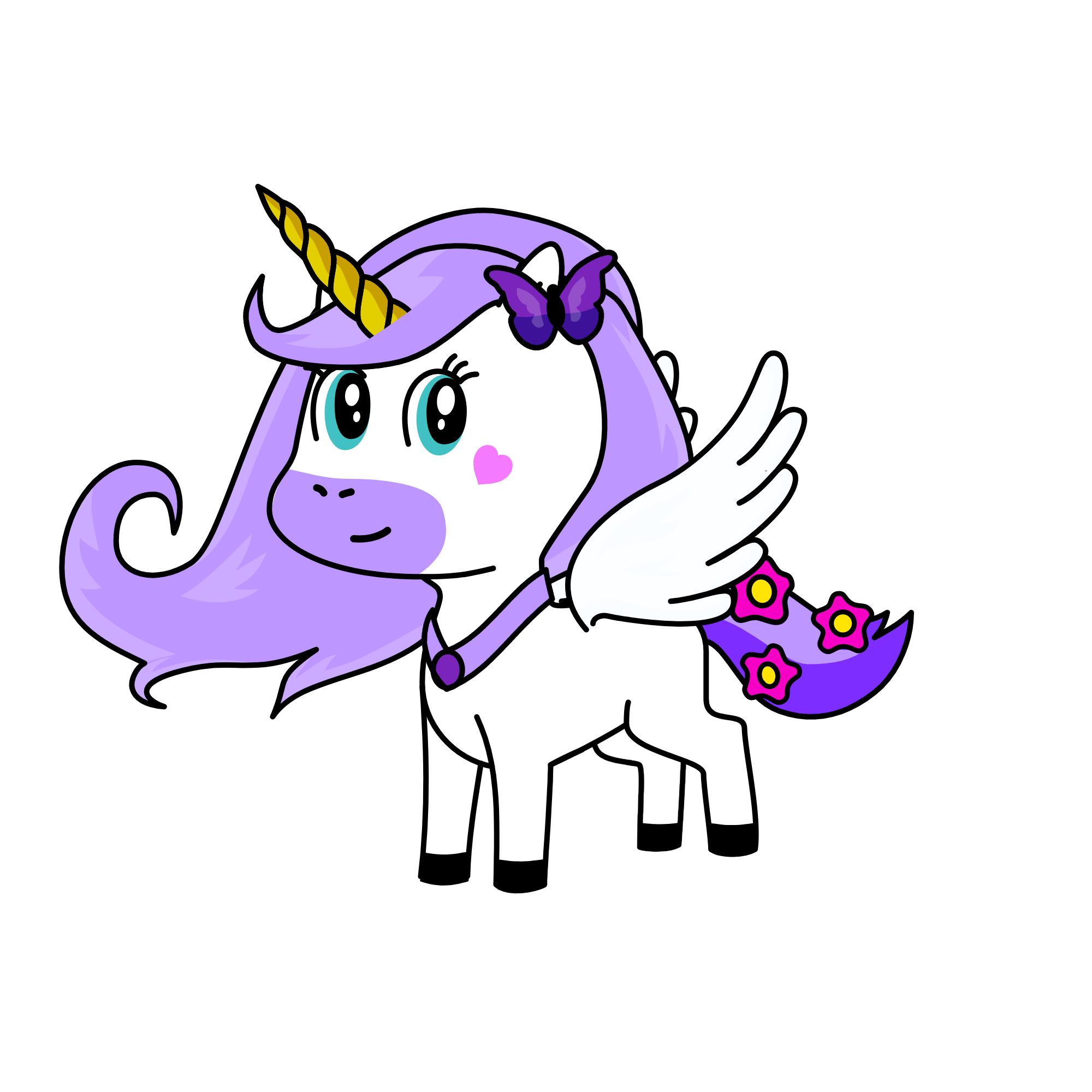 Lilac, the unicorn