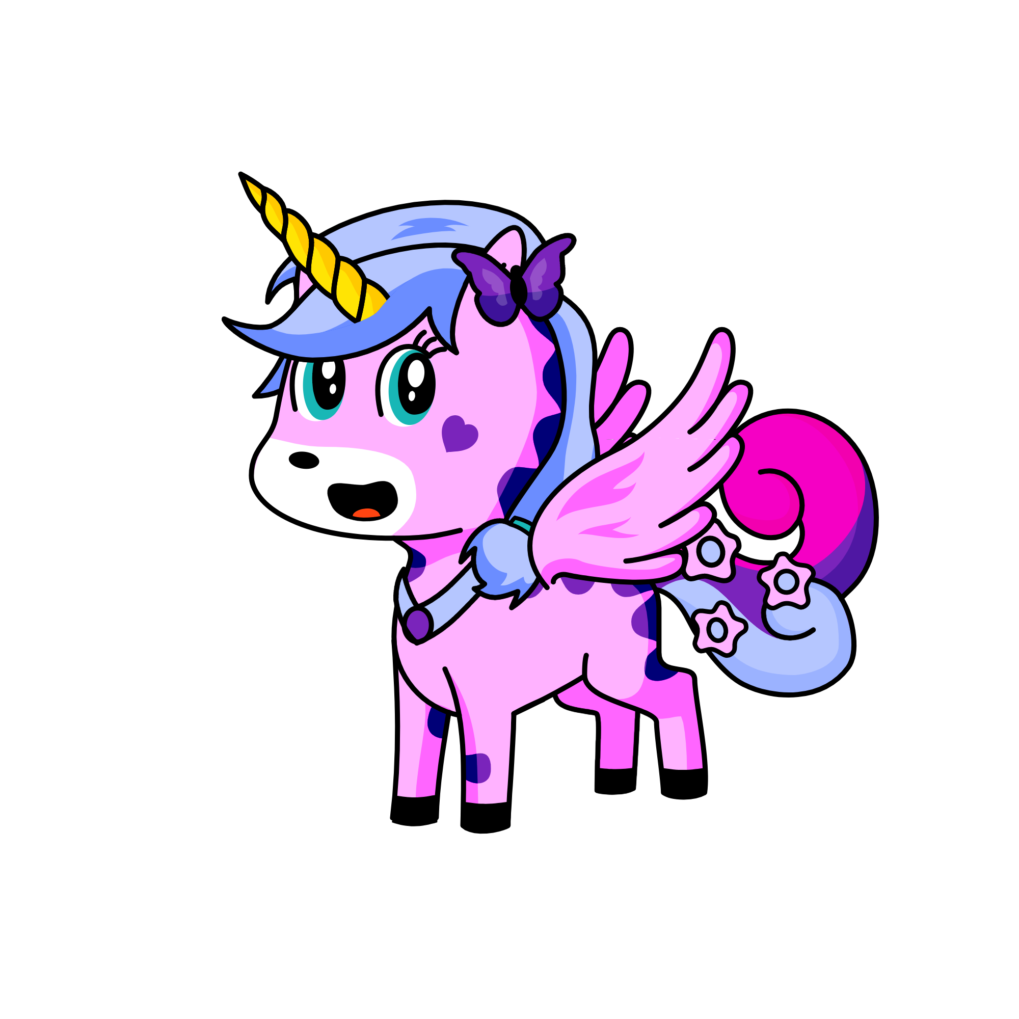 Saina, the unicorn