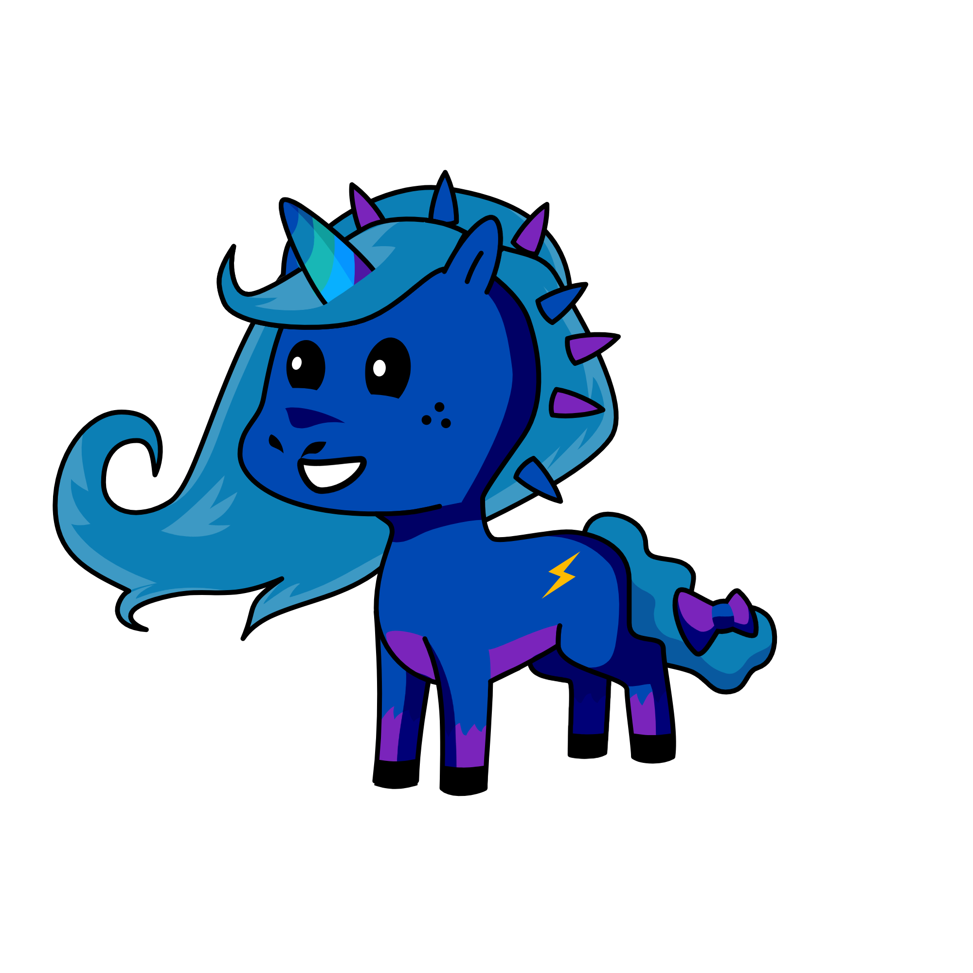 Midnight, the unicorn