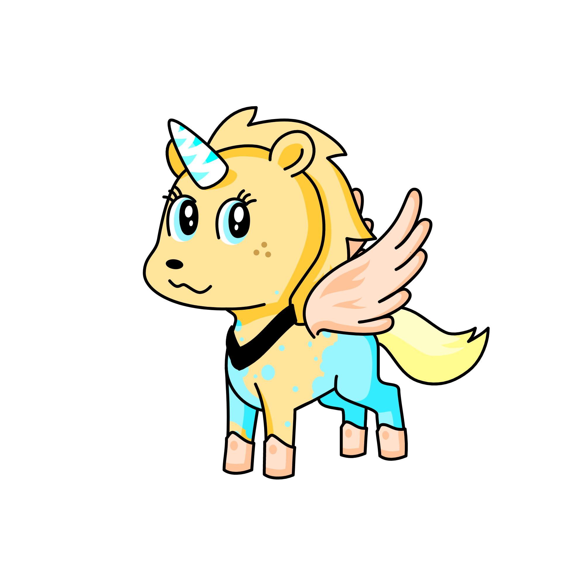 Poppie-Juniper, the unicorn