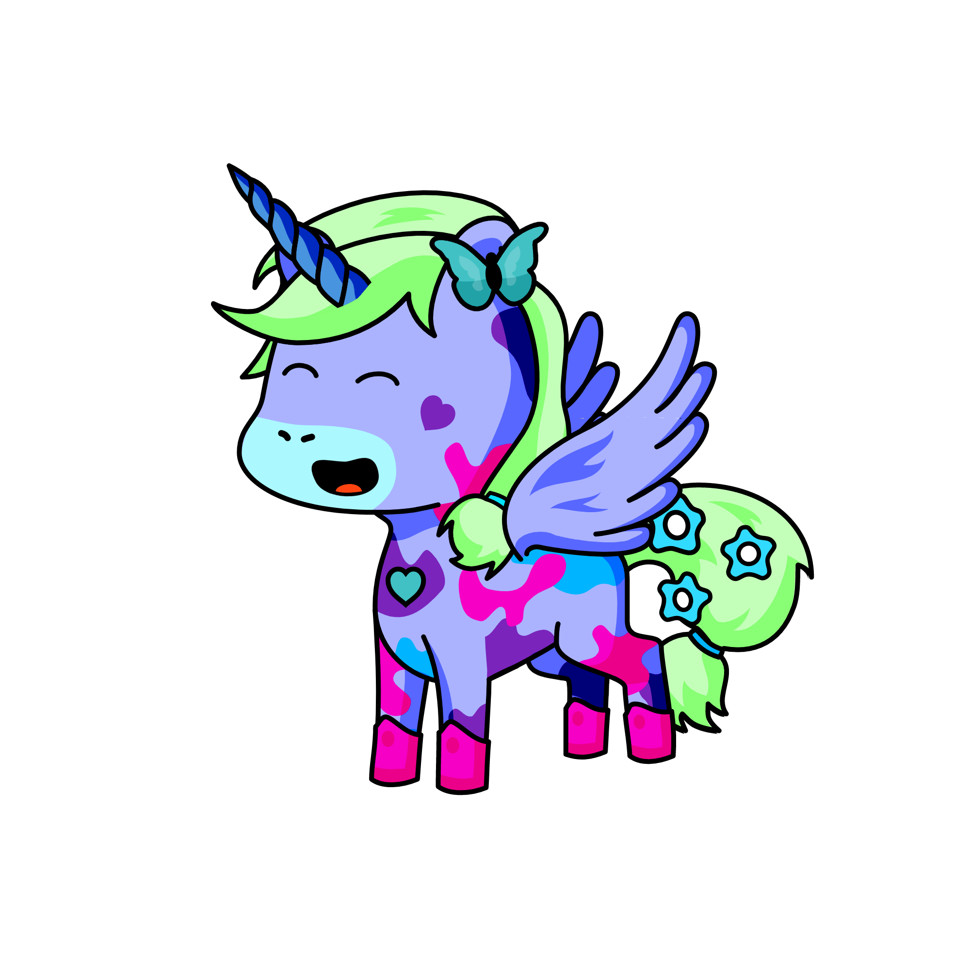Splash, the unicorn