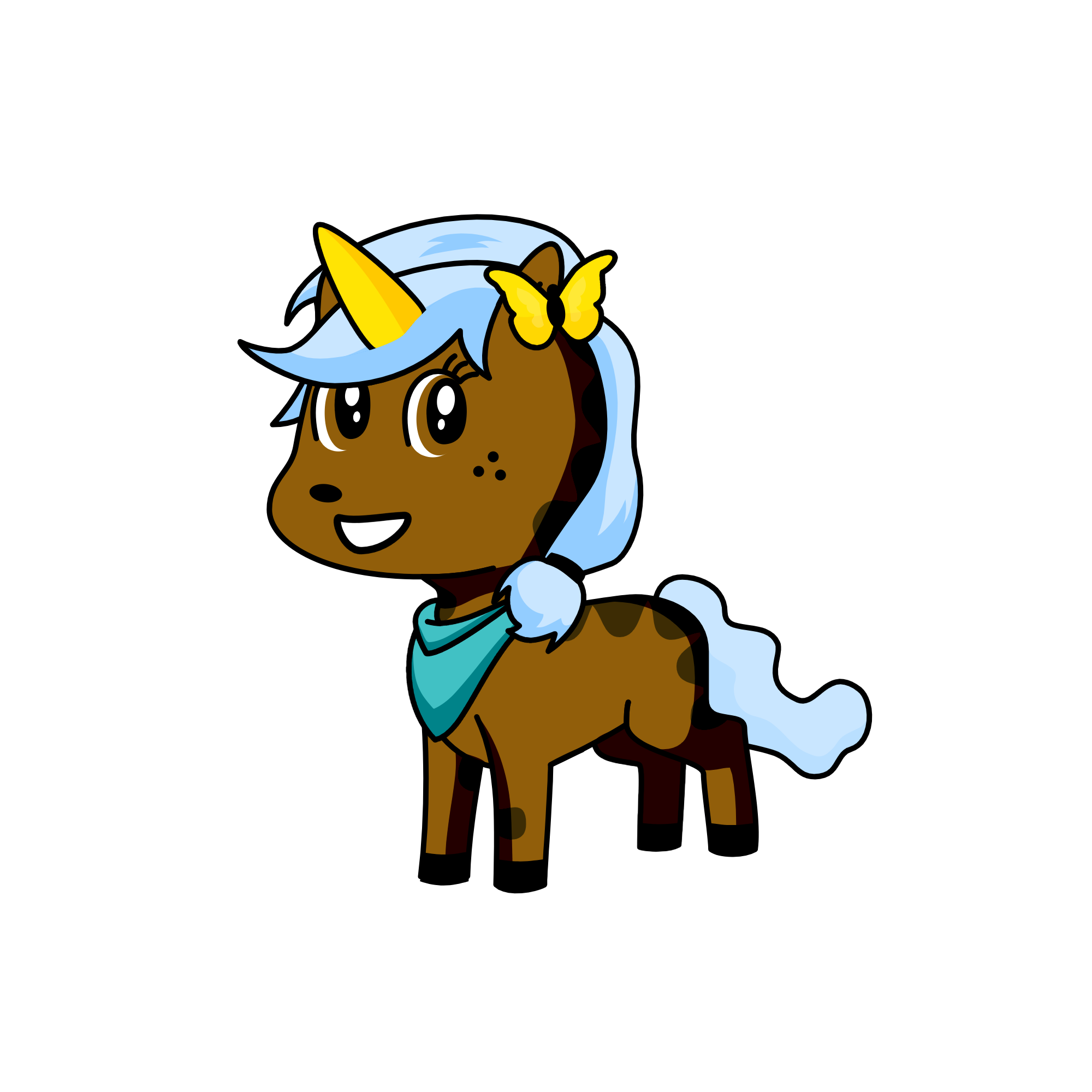 Dearie, the unicorn