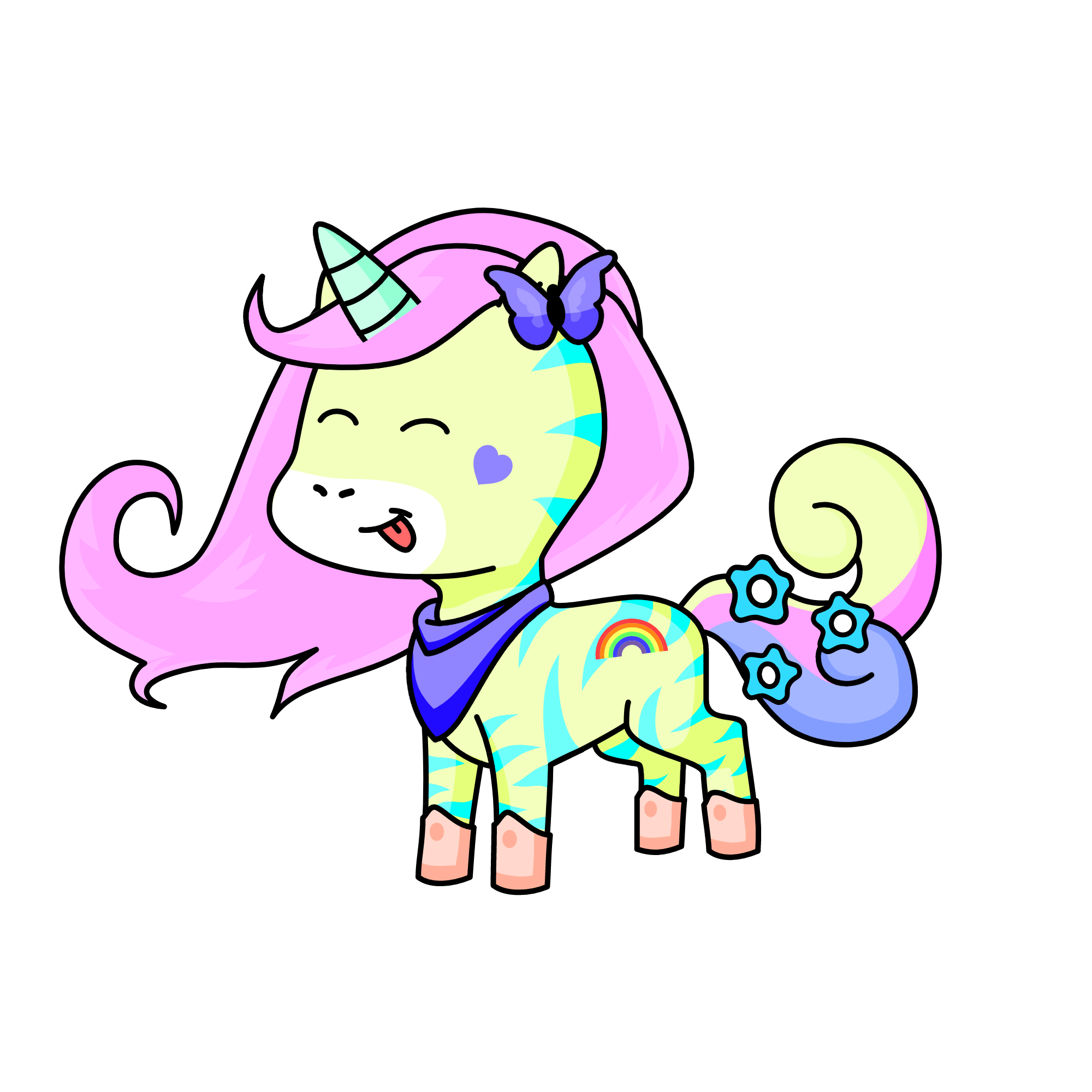 Pastel, the unicorn