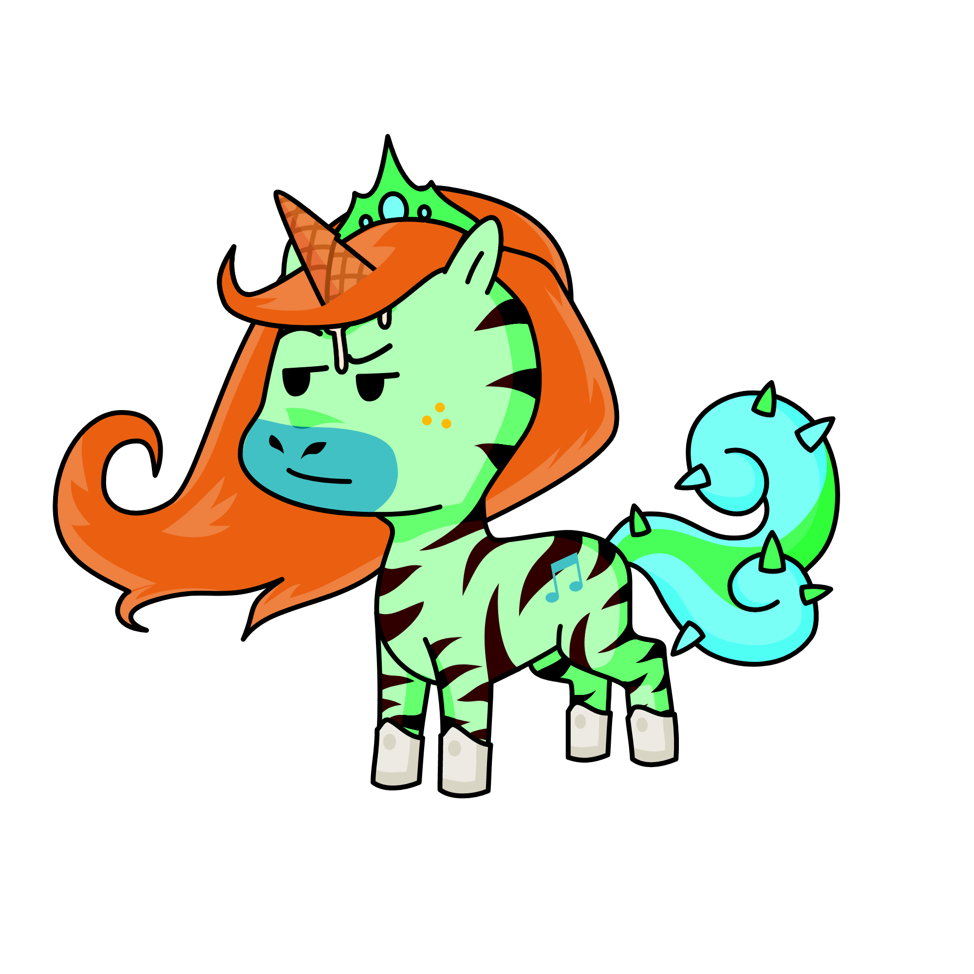 mintttty, the unicorn