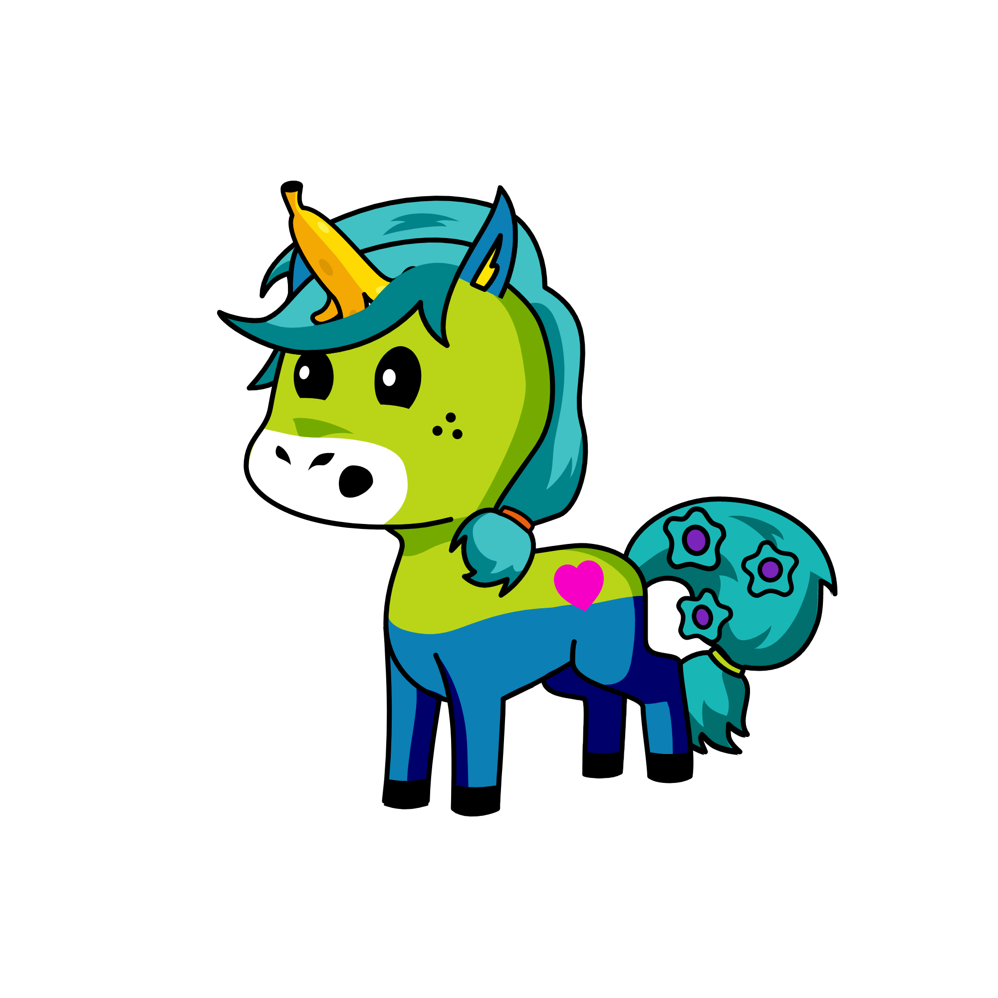 why am i soo cute, the unicorn