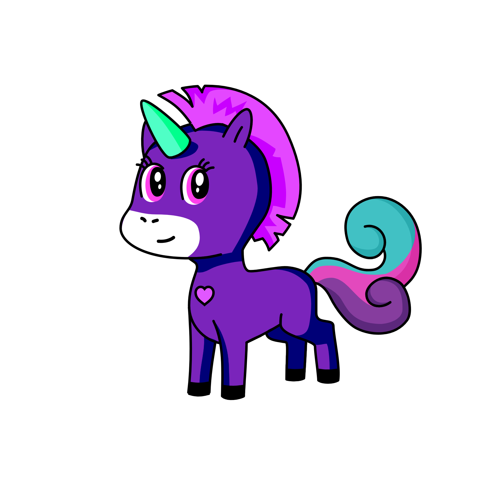 Moon Light, the unicorn