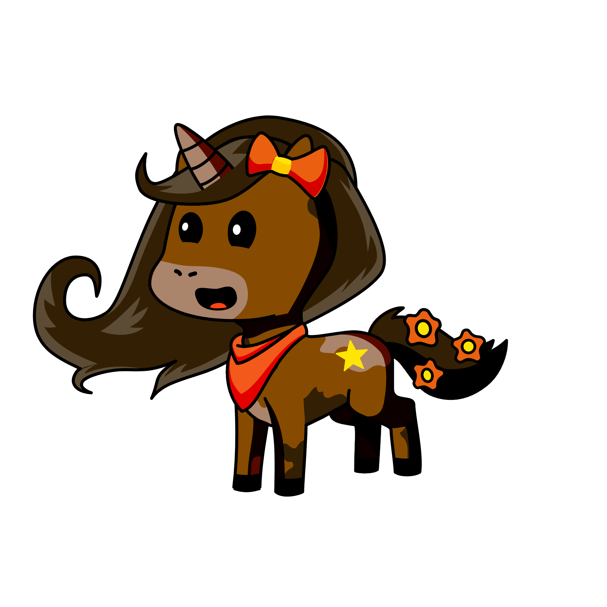 Choco, the unicorn