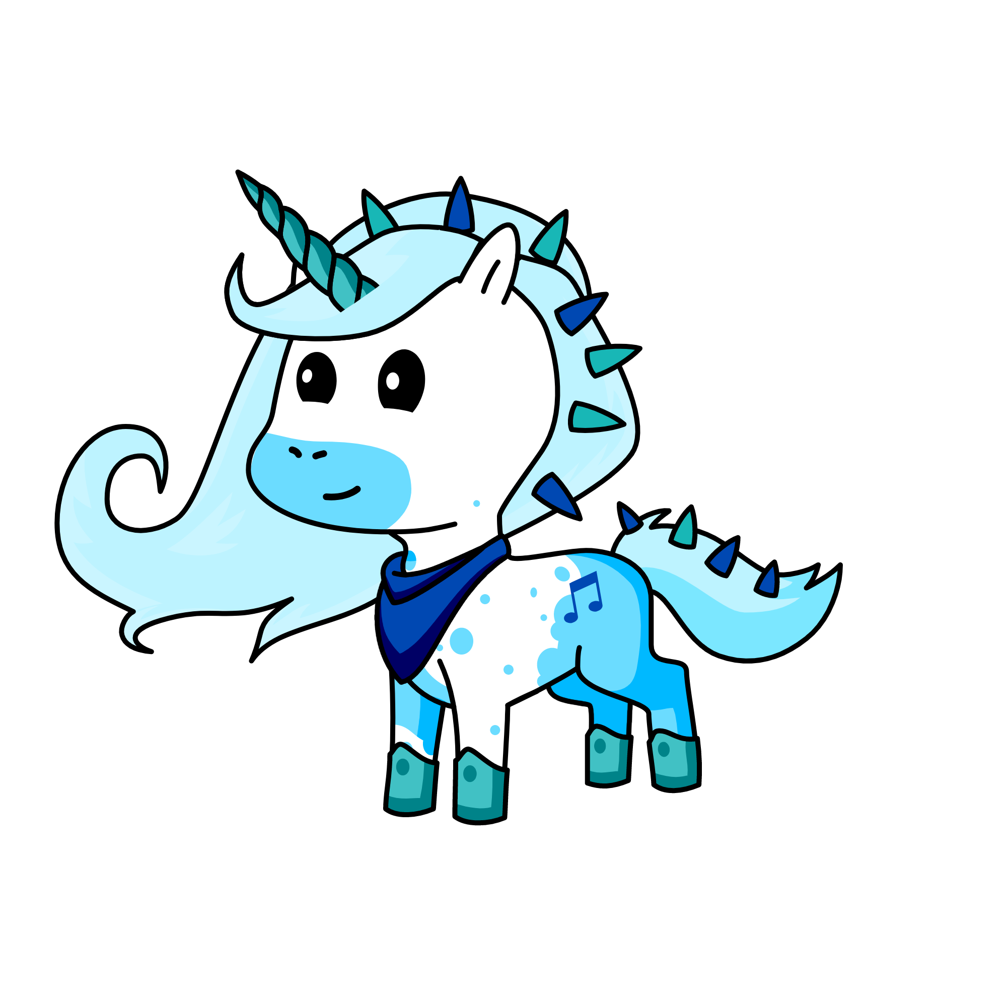 Winty, the unicorn