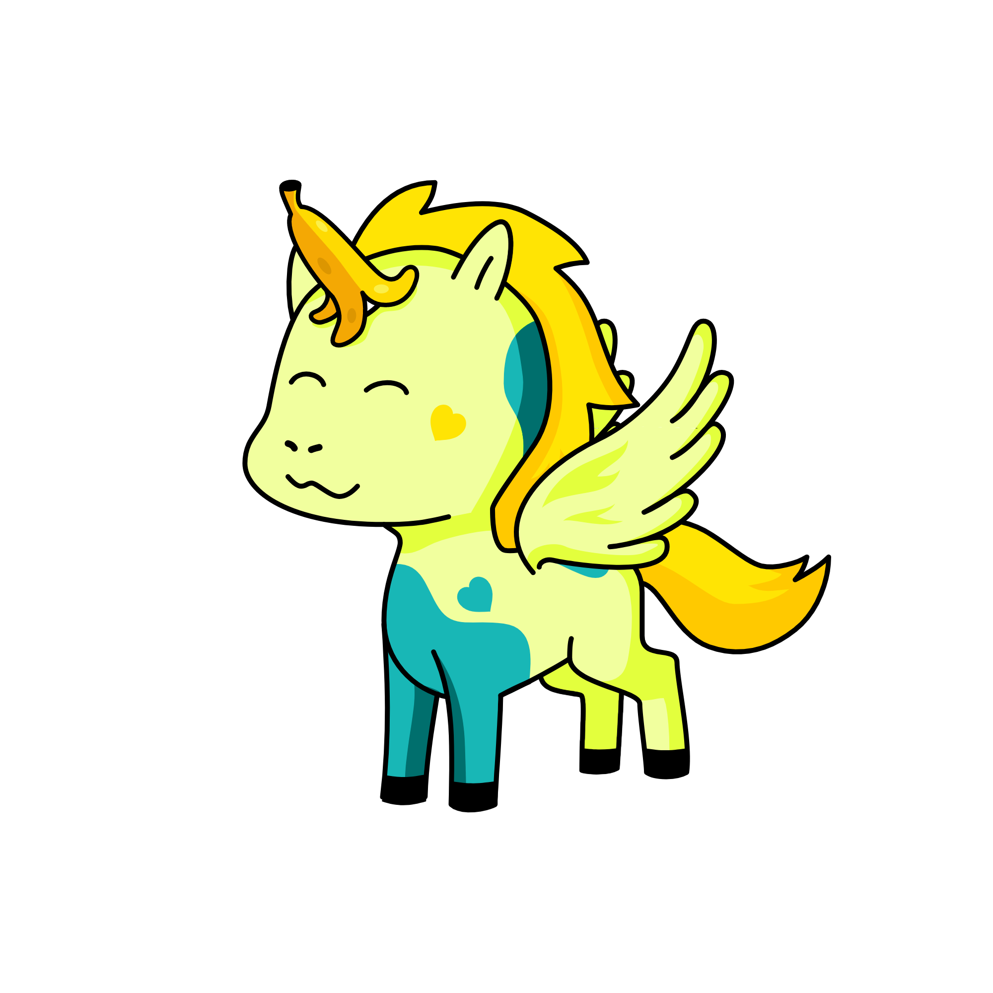 Banana, the unicorn