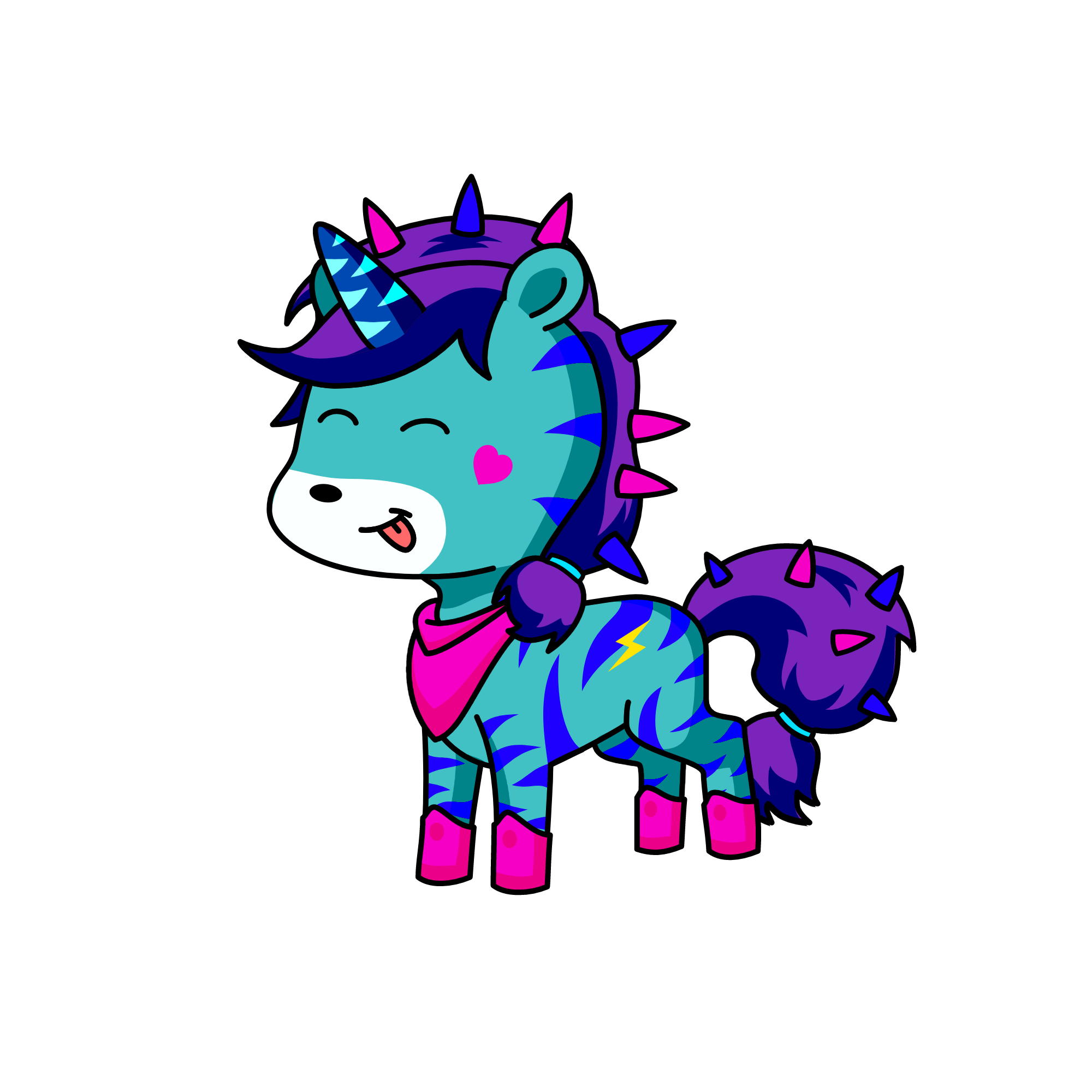 Dazzle, the unicorn