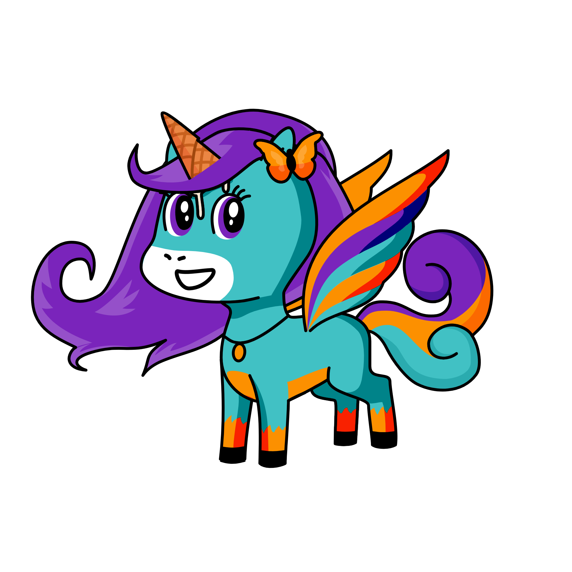 princess, the unicorn