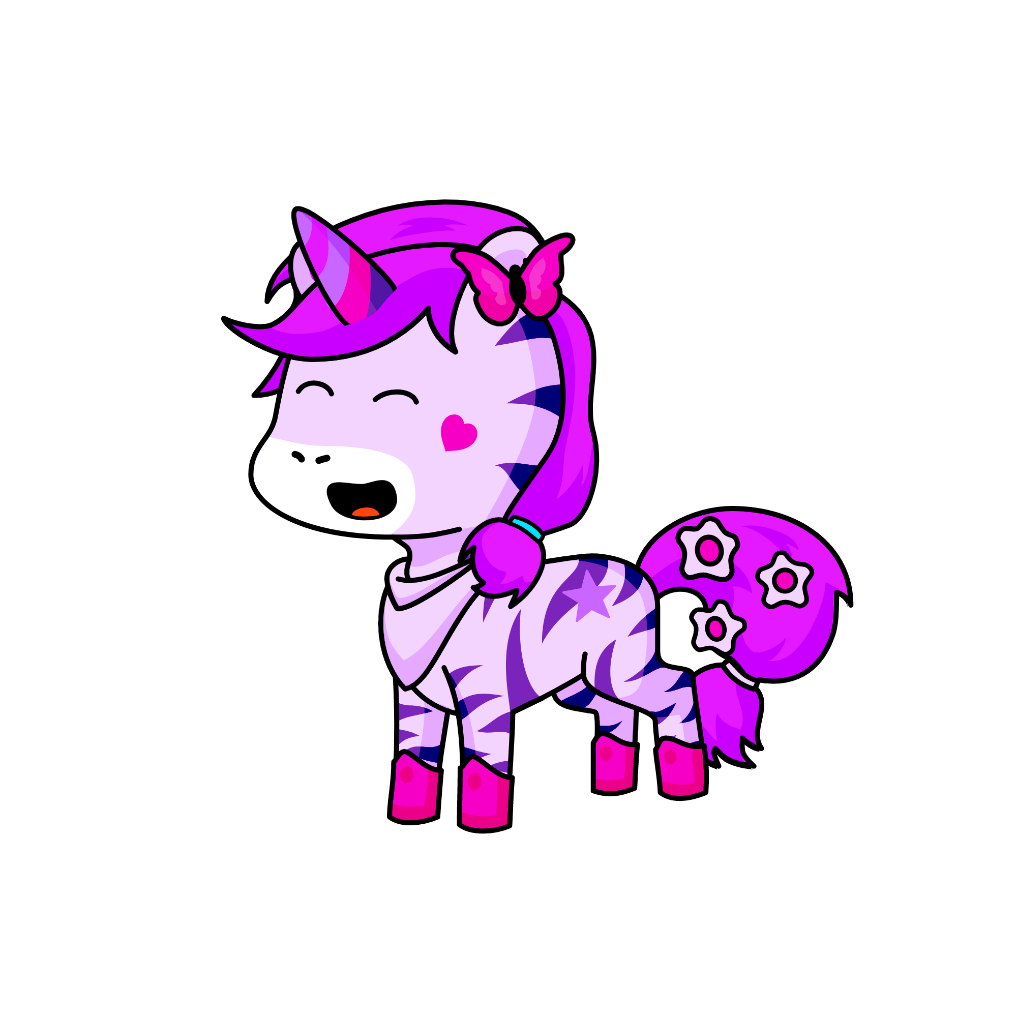 Perriwinkle, the unicorn